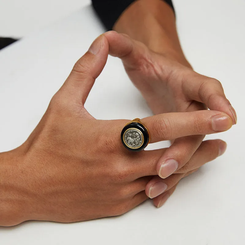 totwoo MEET Athena Greek Coin Smart Ring sold by Totwoo product image thumbnail 5