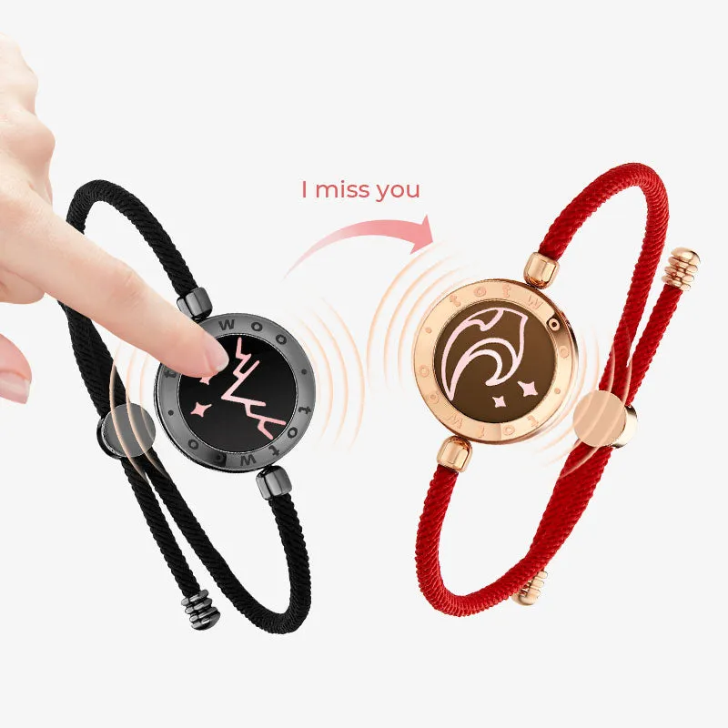 Mountain&Sea Touch Bracelets with Milan Rope(Black+Red) sold by Totwoo product image thumbnail 4