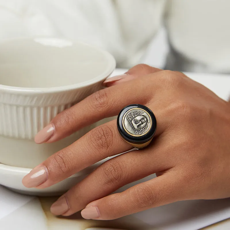 totwoo MEET Hermes Greek Coin Smart Ring sold by Totwoo product image thumbnail 3