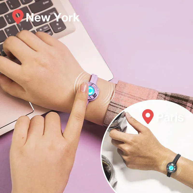 Candy Wave Touch Bracelets (Black+Purple) sold by Totwoo product image thumbnail 3