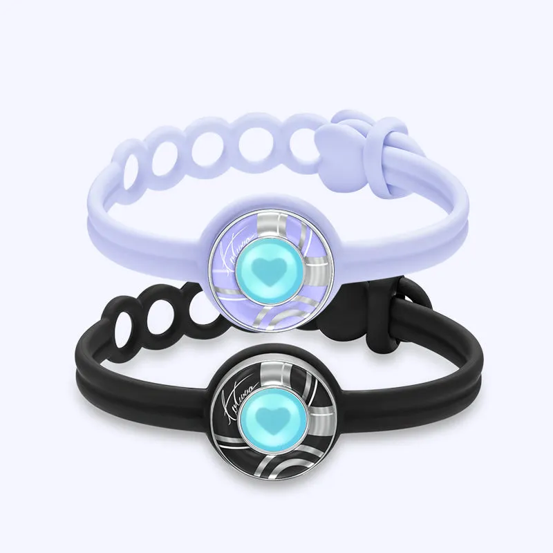 Candy Wave Touch Bracelets (Black+Purple) sold by Totwoo