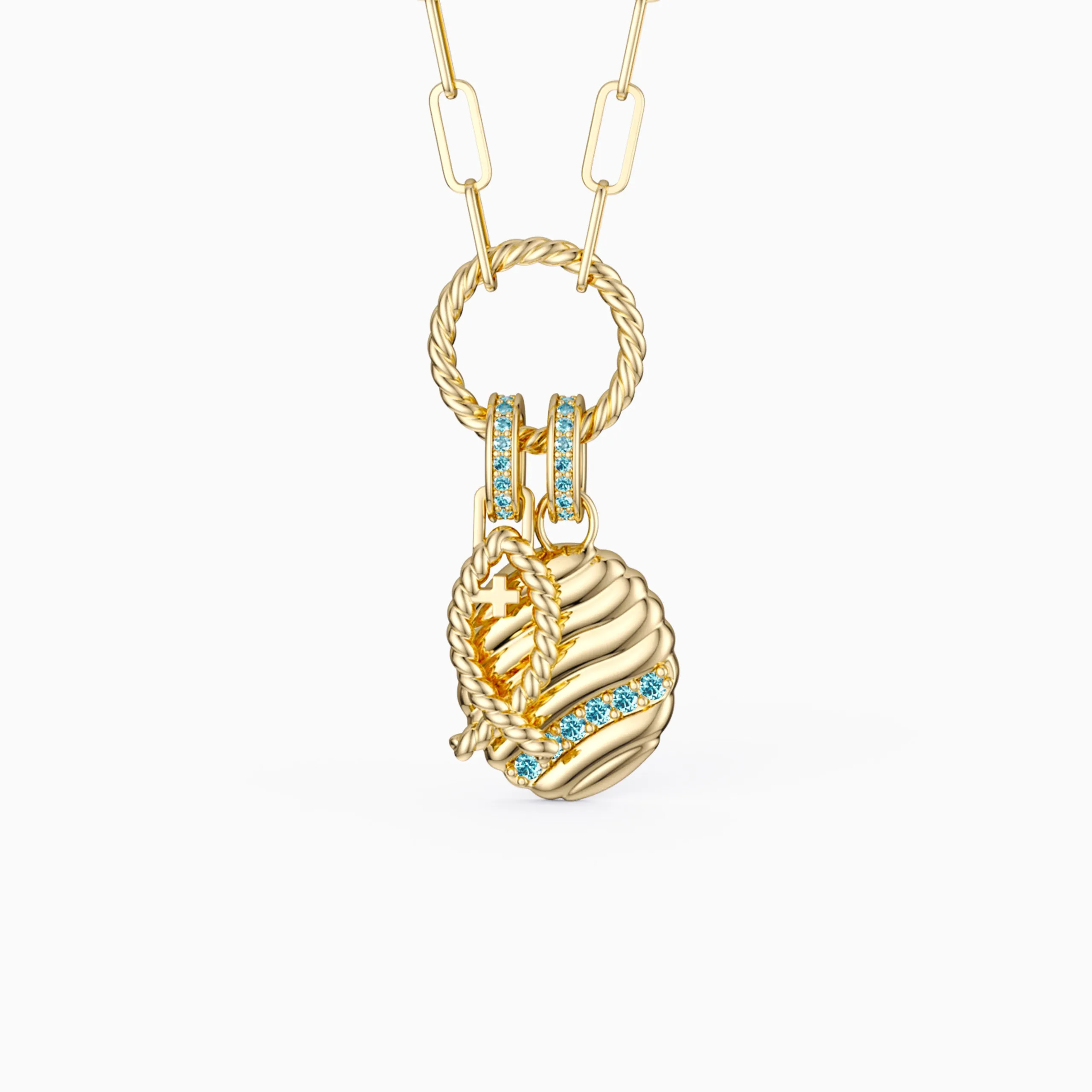 Jesus Fish Contour Necklace sold by Vanimy Jewelry