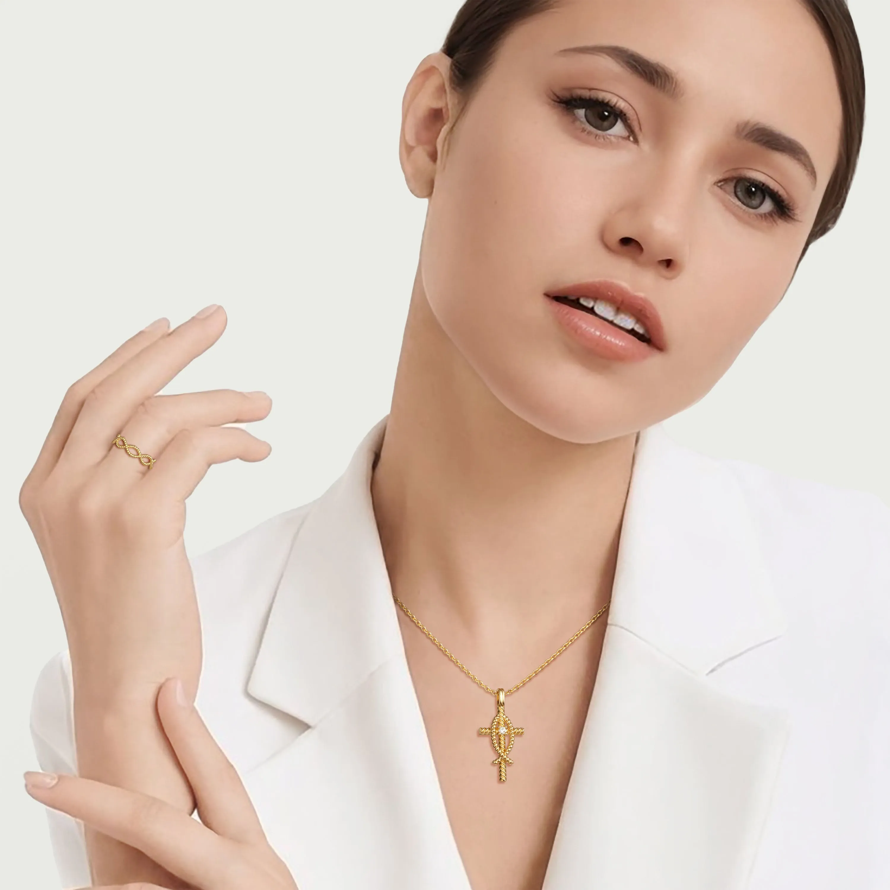 Cord Ichthys Necklace sold by Vanimy Jewelry product image thumbnail 3