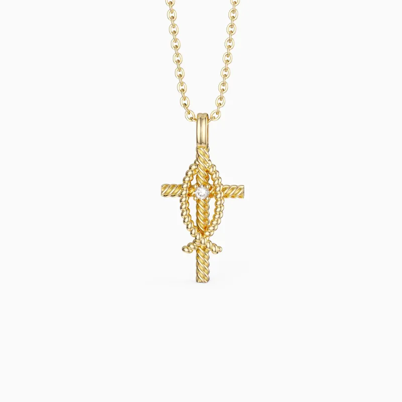 Cord Ichthys Necklace sold by Vanimy Jewelry