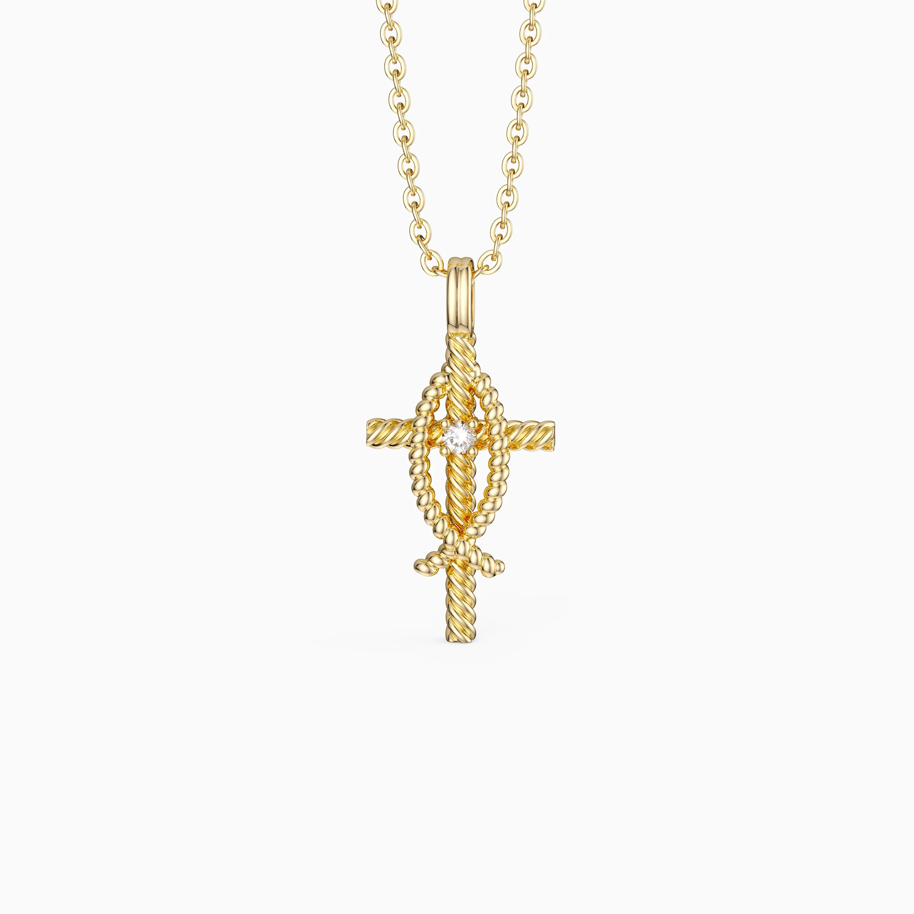 Cord Ichthys Necklace sold by Vanimy Jewelry