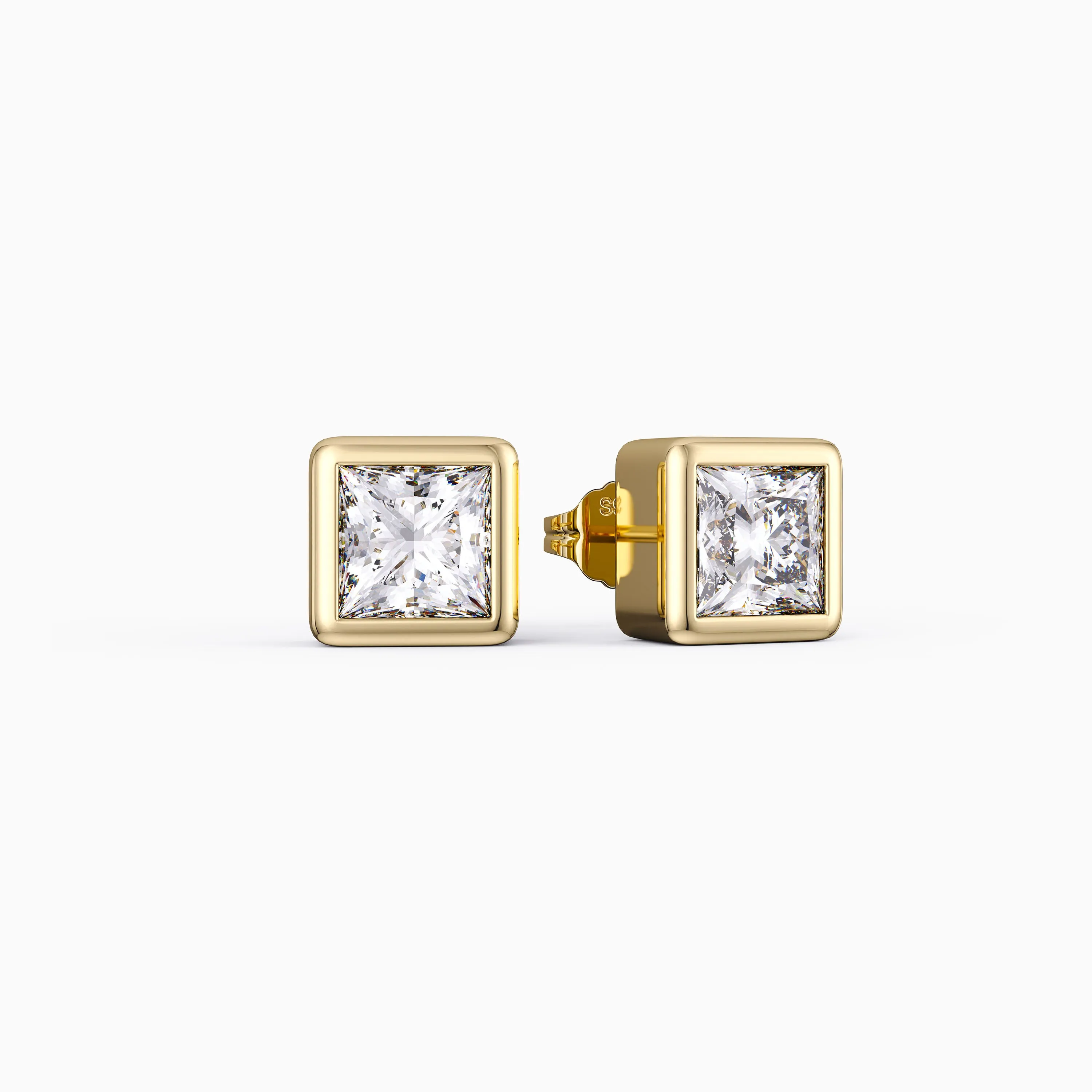 Square Zircon Stud Earrings sold by Vanimy Jewelry