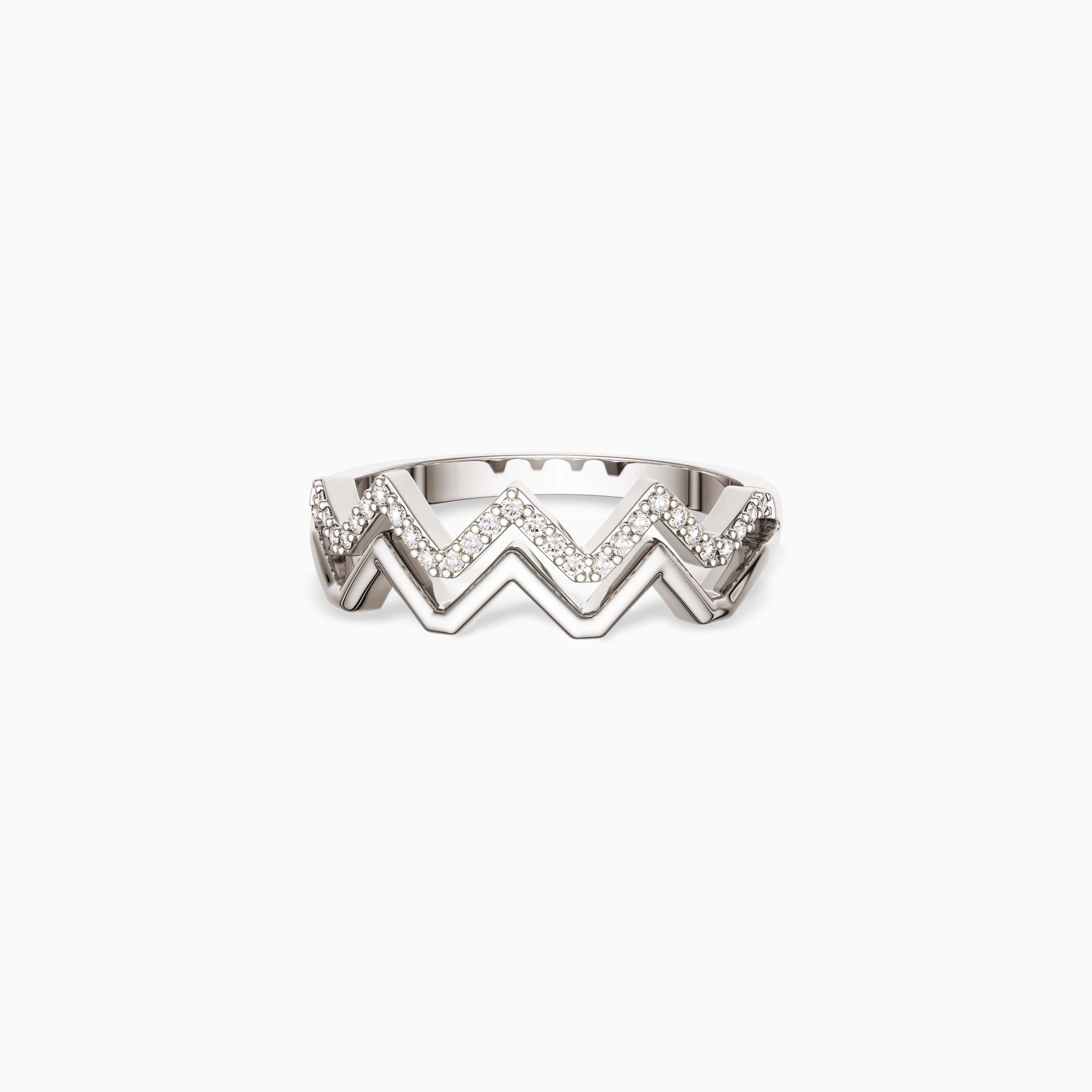 Highs And Lows Wave Ring sold by Vanimy Jewelry
