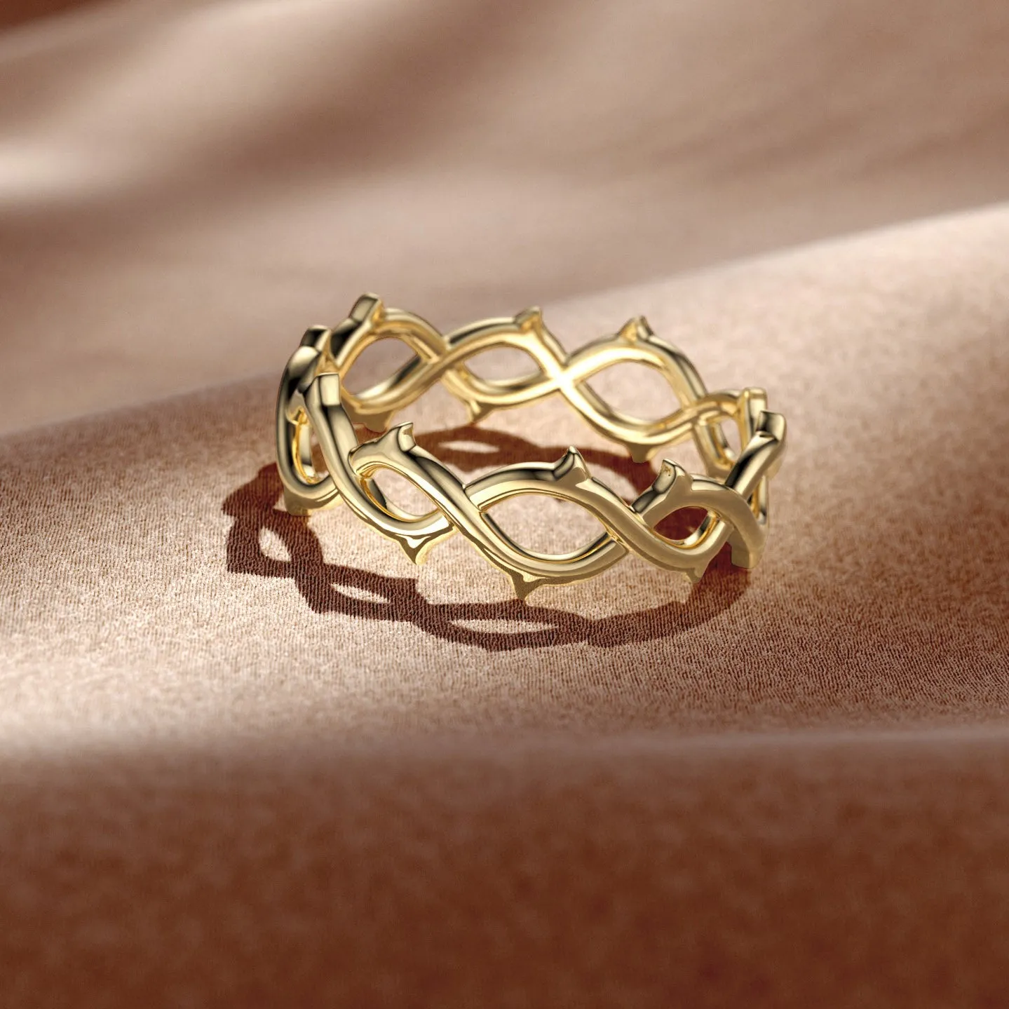 Crown of Thorns Ring sold by Vanimy Jewelry product image thumbnail 4