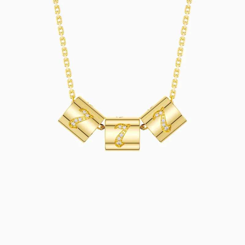 Angel Number 777 Bead Pendant Necklace sold by Vanimy Jewelry