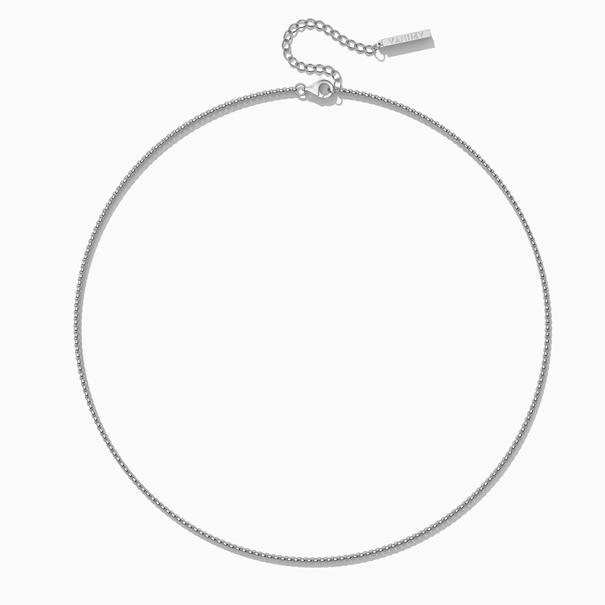 Box Chain Necklace sold by Vanimy Jewelry product image thumbnail 5