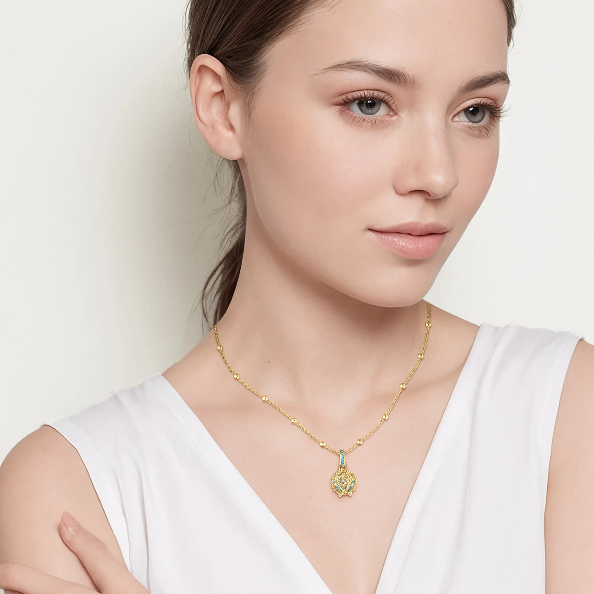 Gradient Jesus Fish Necklace sold by Vanimy Jewelry product image thumbnail 3