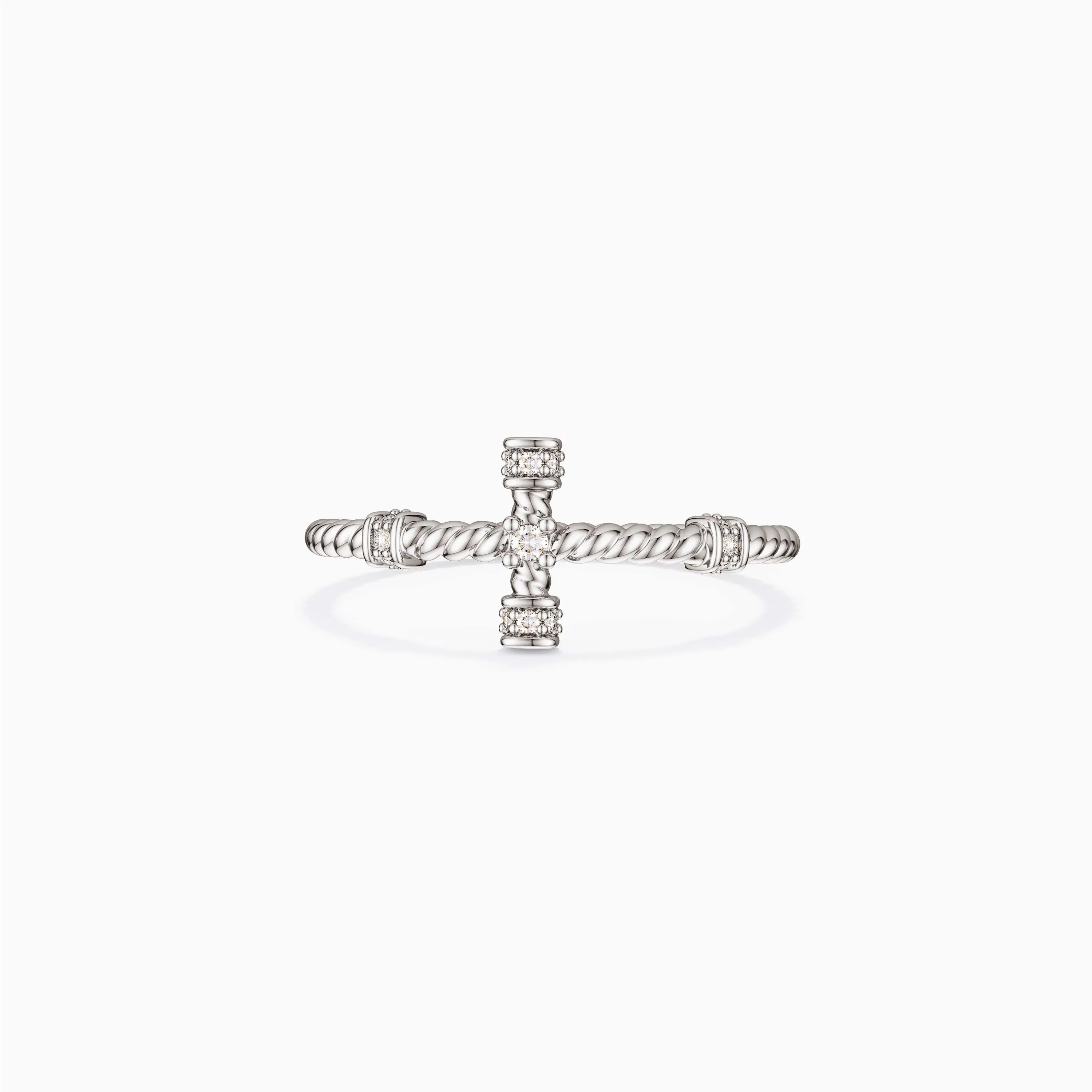 Zircon Cross Stack Ring sold by Vanimy Jewelry product image thumbnail 5