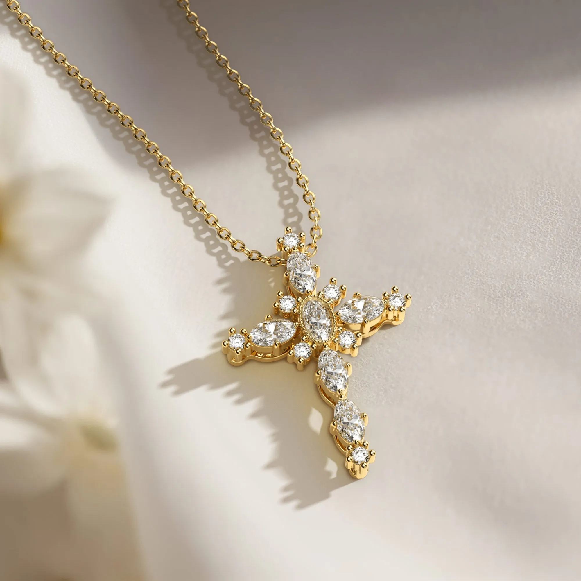 Byzantine Cross Amulet Pendant Necklace sold by Vanimy Jewelry product image thumbnail 4