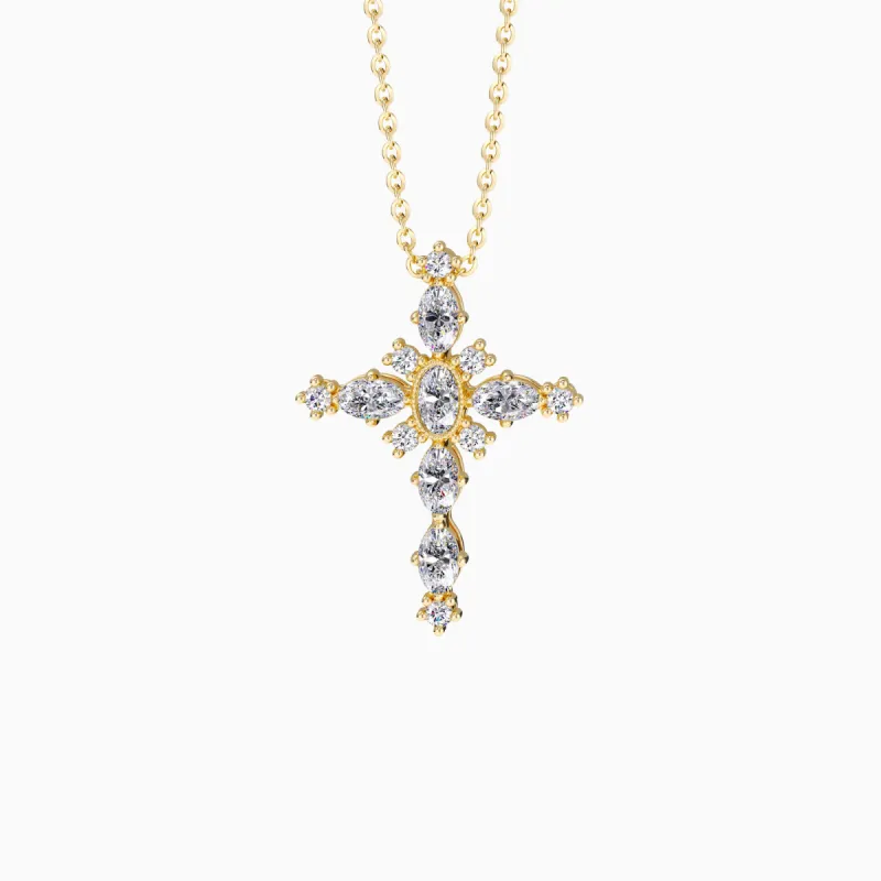 Byzantine Cross Amulet Pendant Necklace sold by Vanimy Jewelry