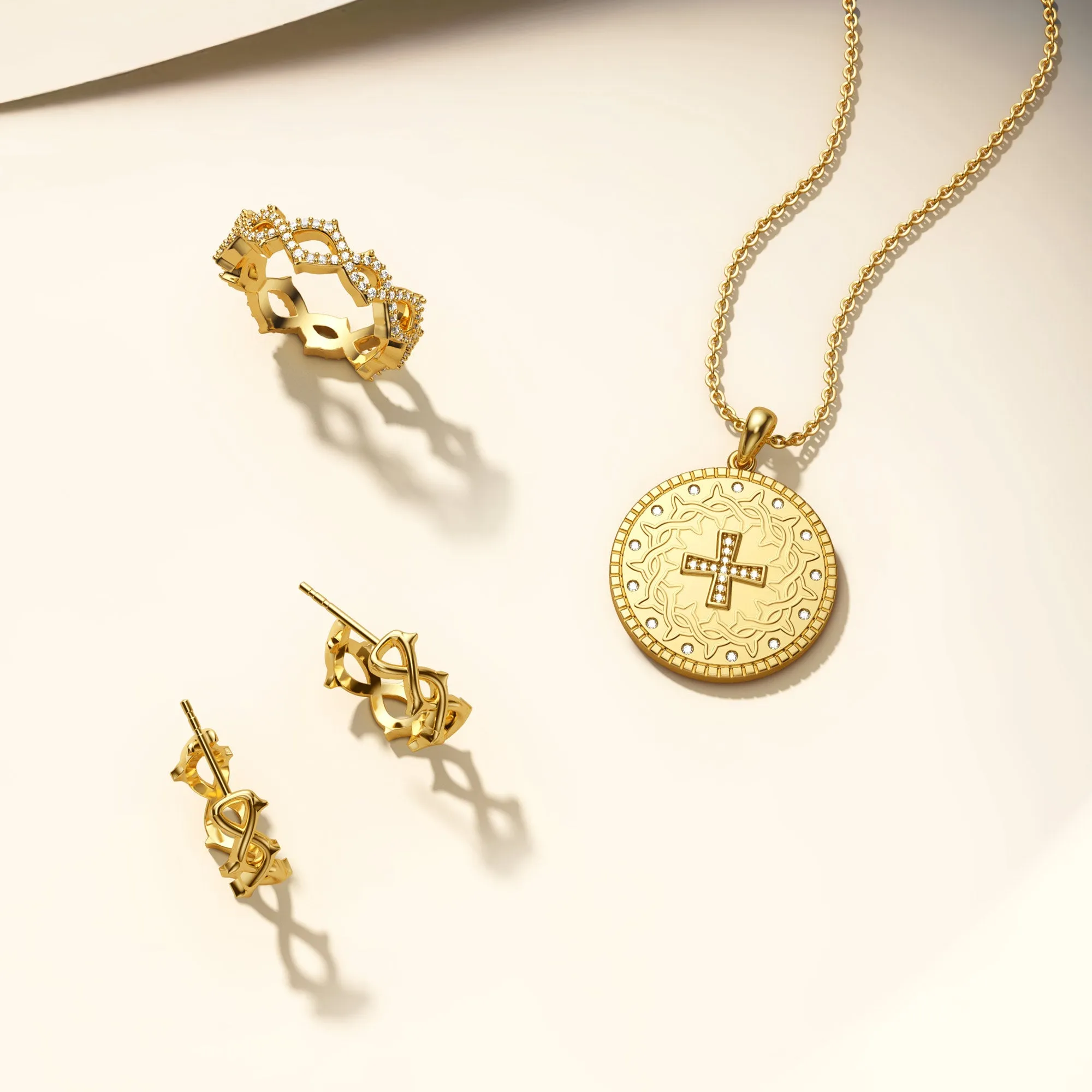 Thorns Hoop Earrings sold by Vanimy Jewelry product image thumbnail 5