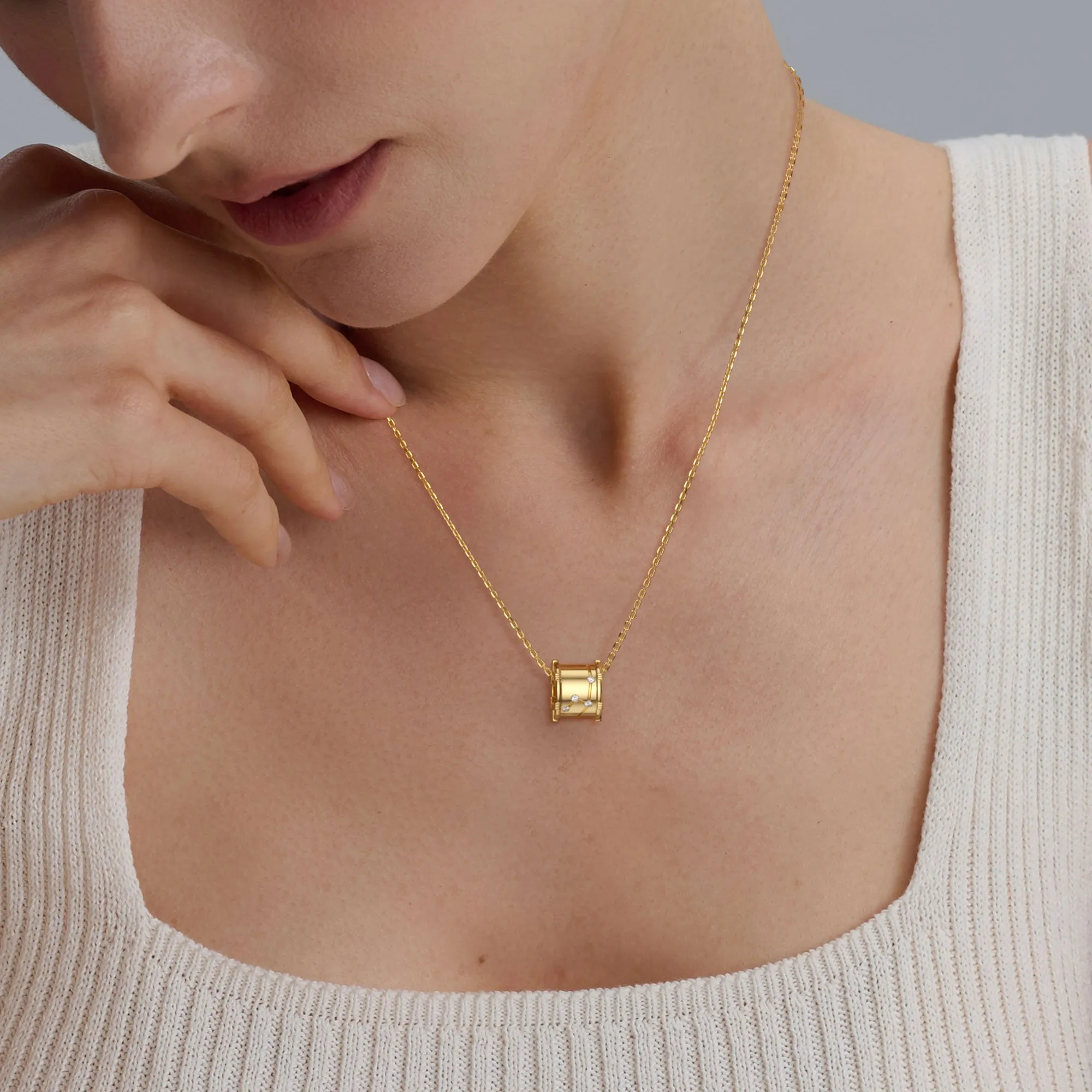 Aquarius Constellation Bead Pendant sold by Vanimy Jewelry product image thumbnail 2