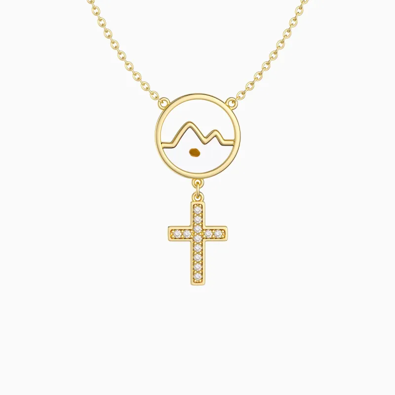 Cross Mustard Seed Necklace sold by Vanimy Jewelry
