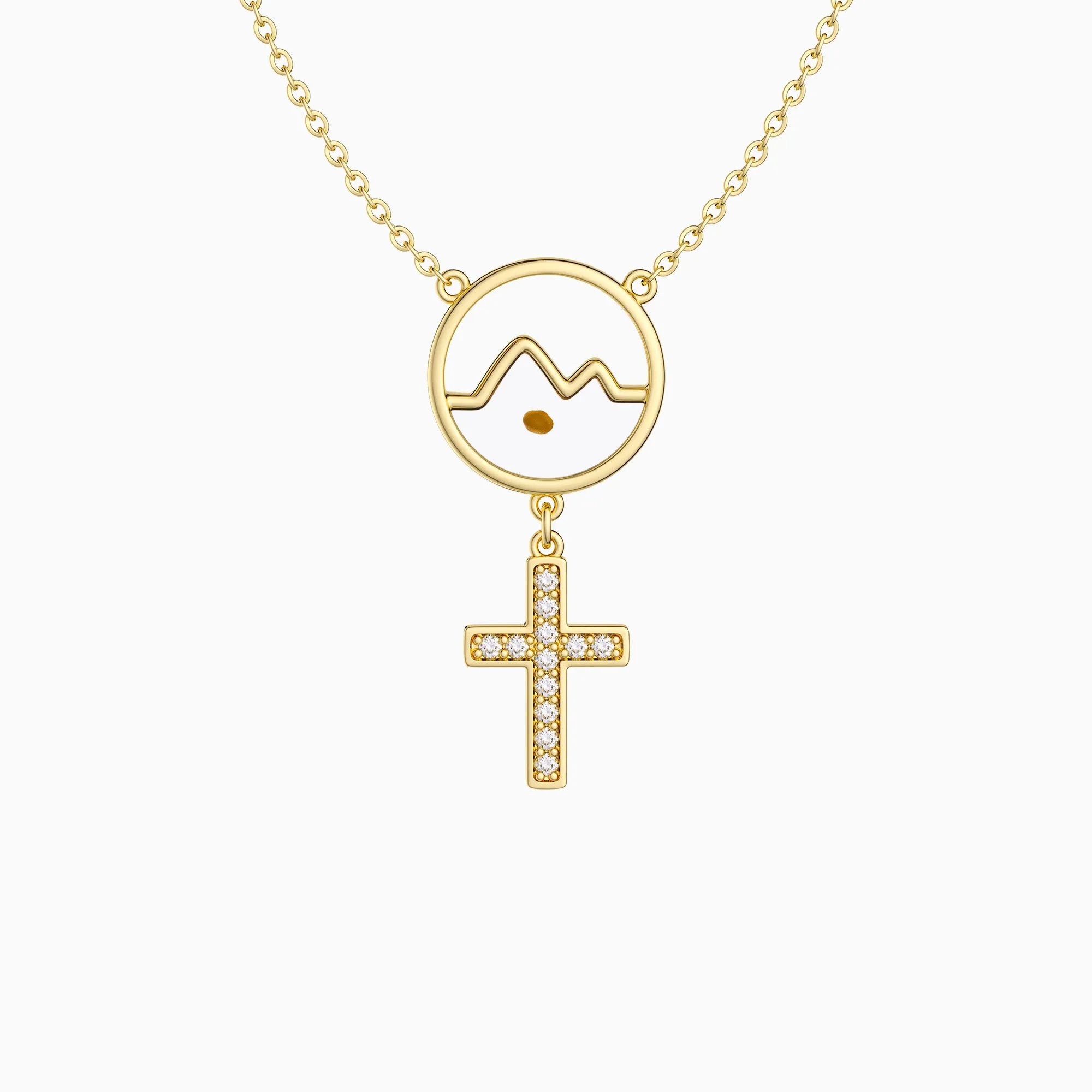 Cross Mustard Seed Necklace sold by Vanimy Jewelry