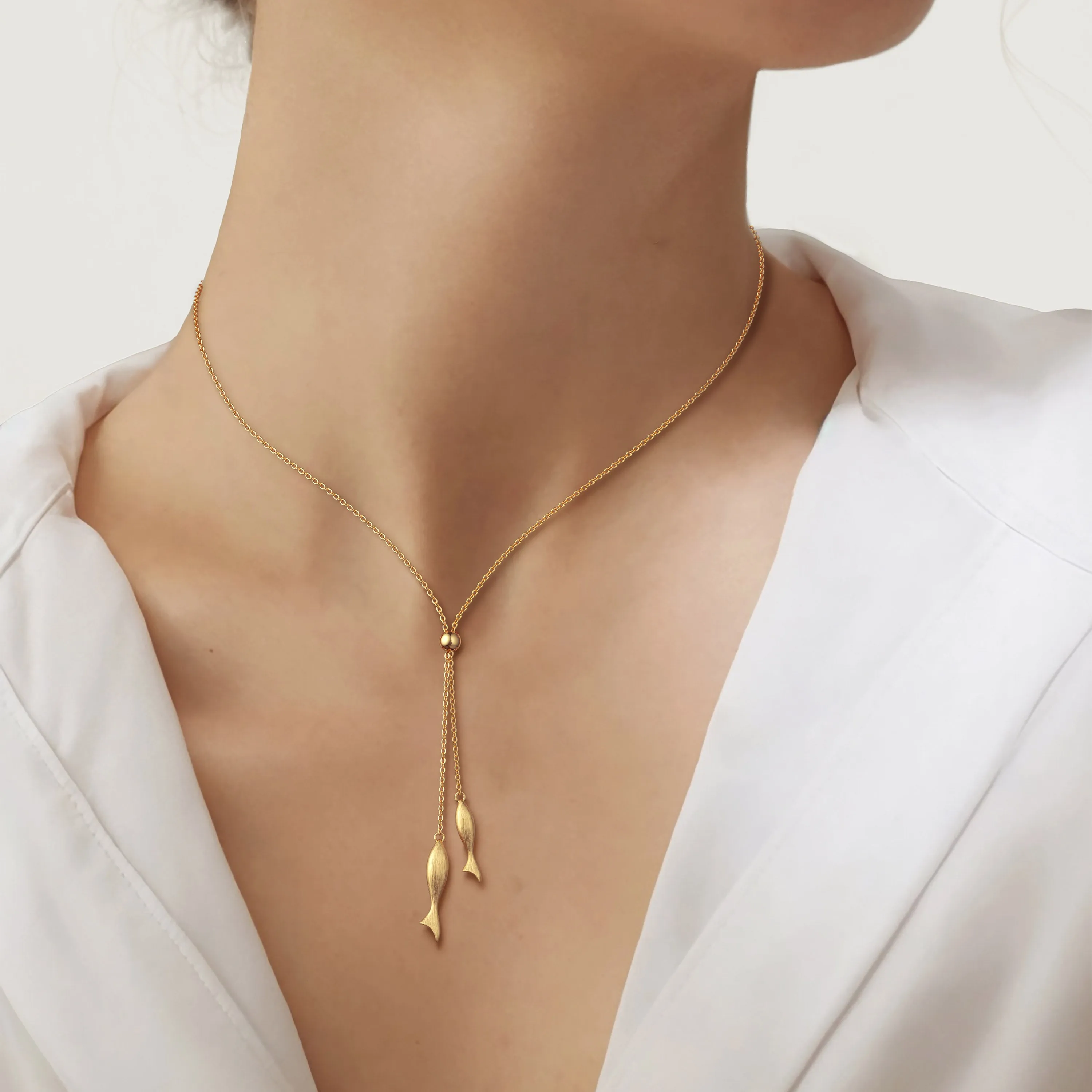 Ichthys Y Necklace sold by Vanimy Jewelry product image thumbnail 2