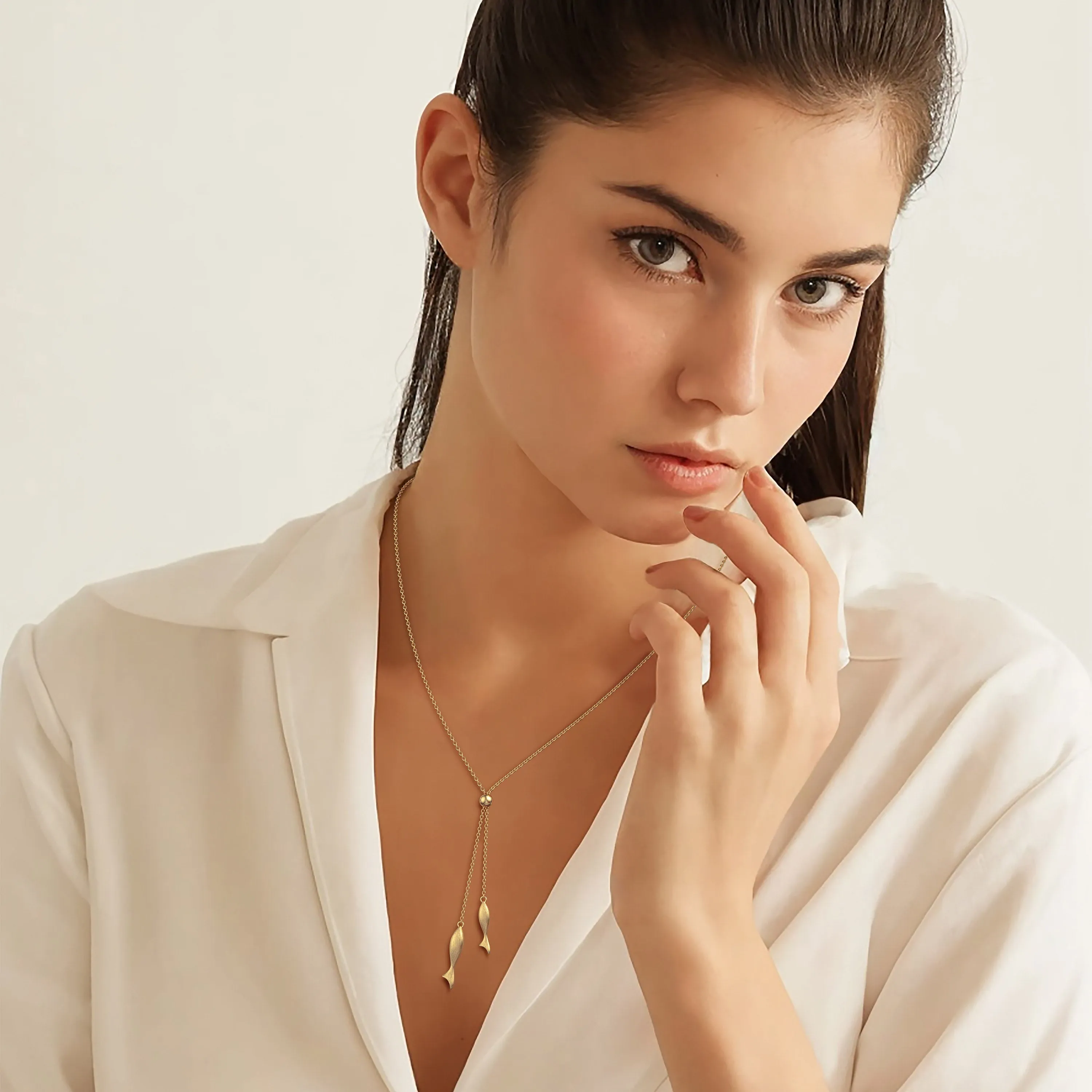 Ichthys Y Necklace sold by Vanimy Jewelry product image thumbnail 3