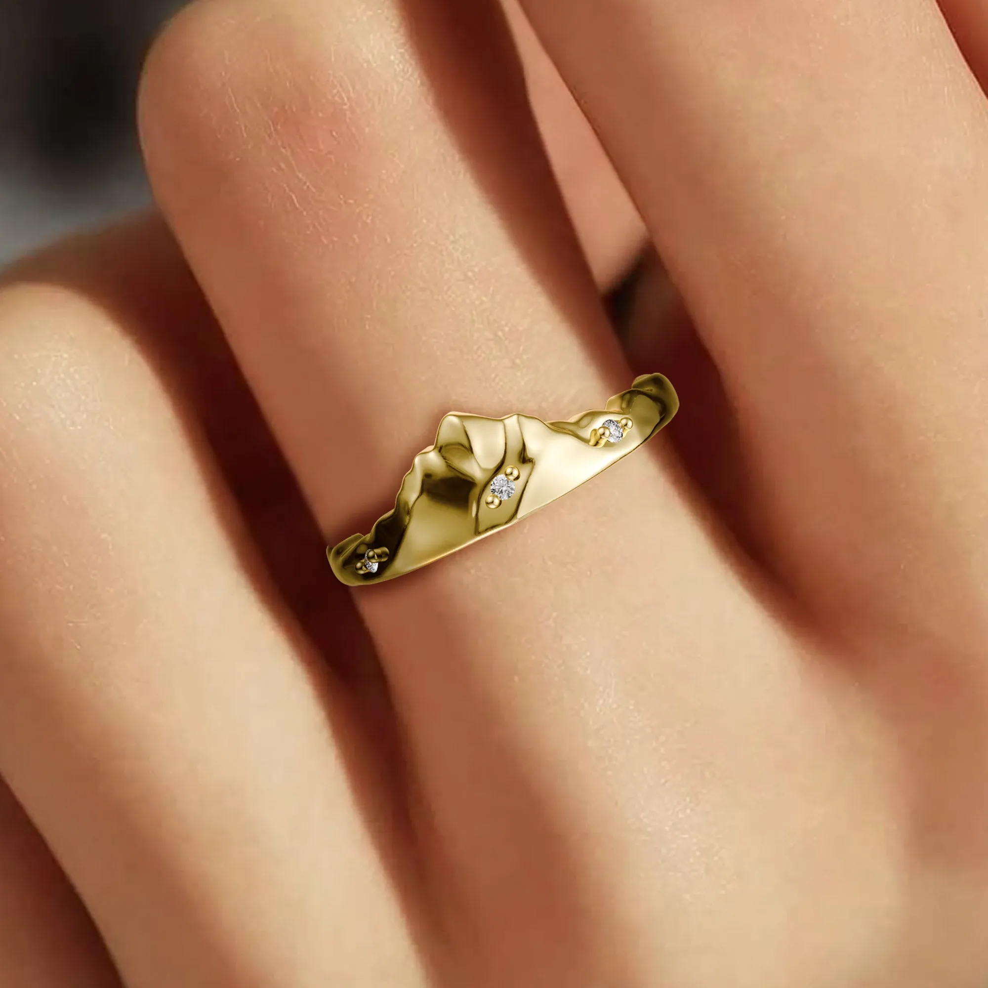 The Adventurer Mountain Ring sold by Vanimy Jewelry product image thumbnail 2