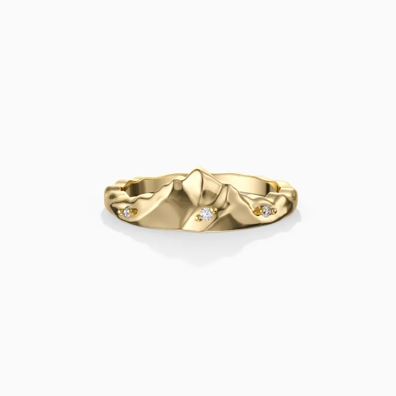 The Adventurer Mountain Ring sold by Vanimy Jewelry