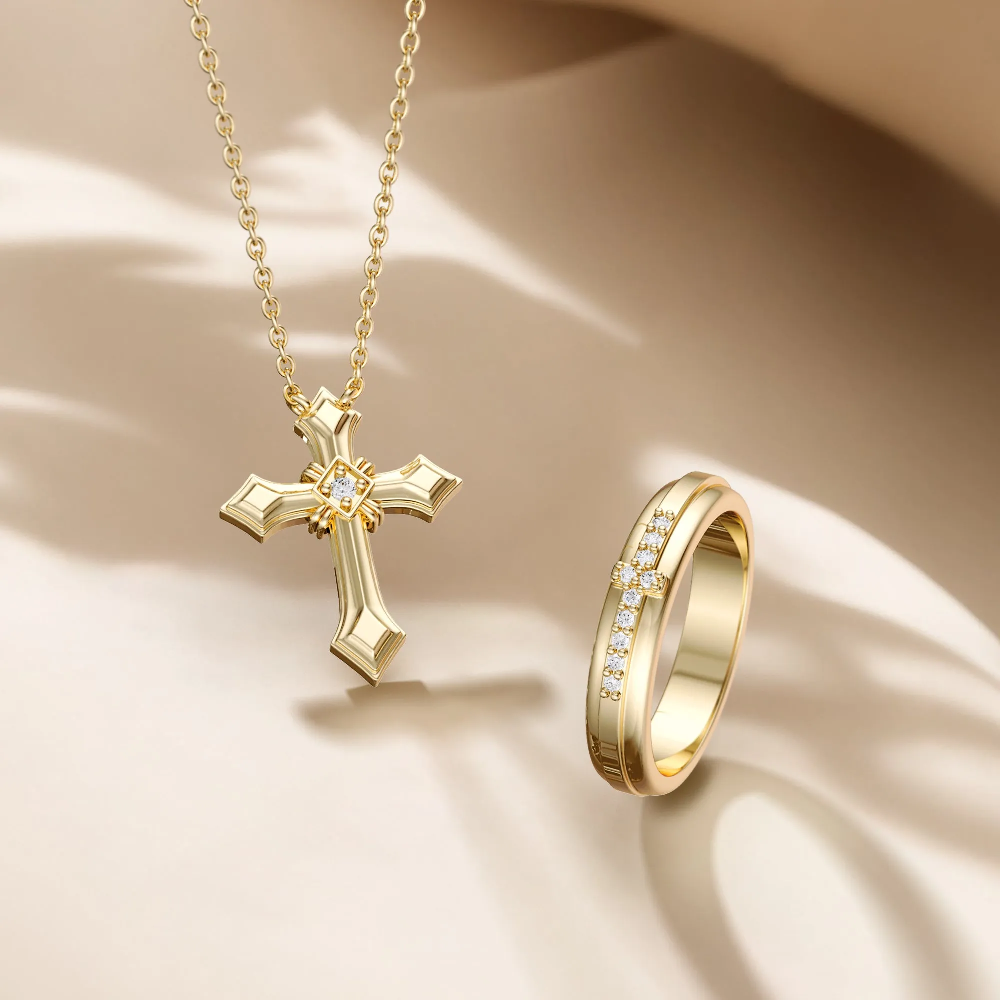 Gothic Cross Amulet Pendant Necklace sold by Vanimy Jewelry product image thumbnail 4