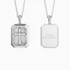 God Is In Control Cross Medallion Pendant Engraved Necklace sold by Vanimy Jewelry