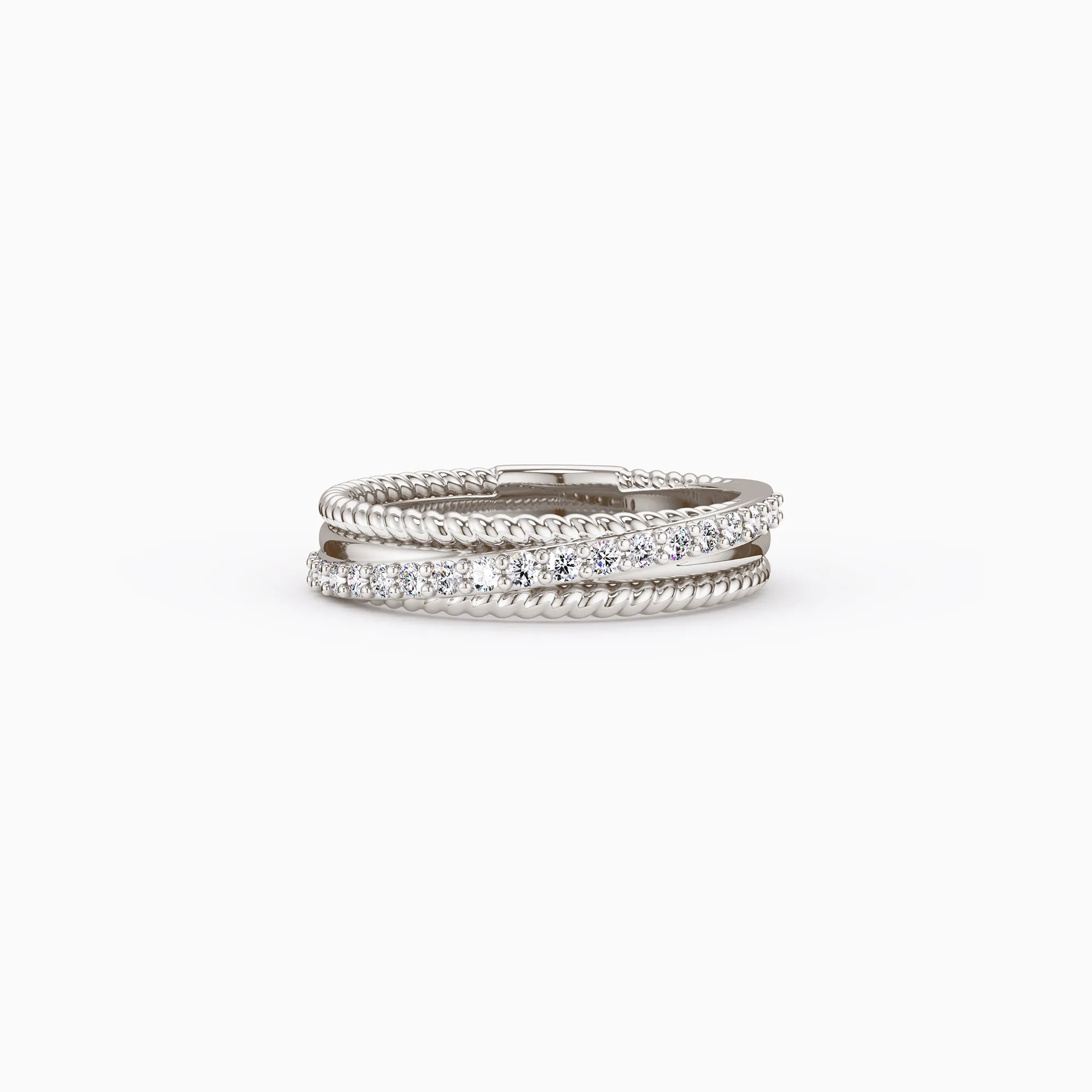 Eternal Double Band Ring sold by Vanimy Jewelry product image thumbnail 5