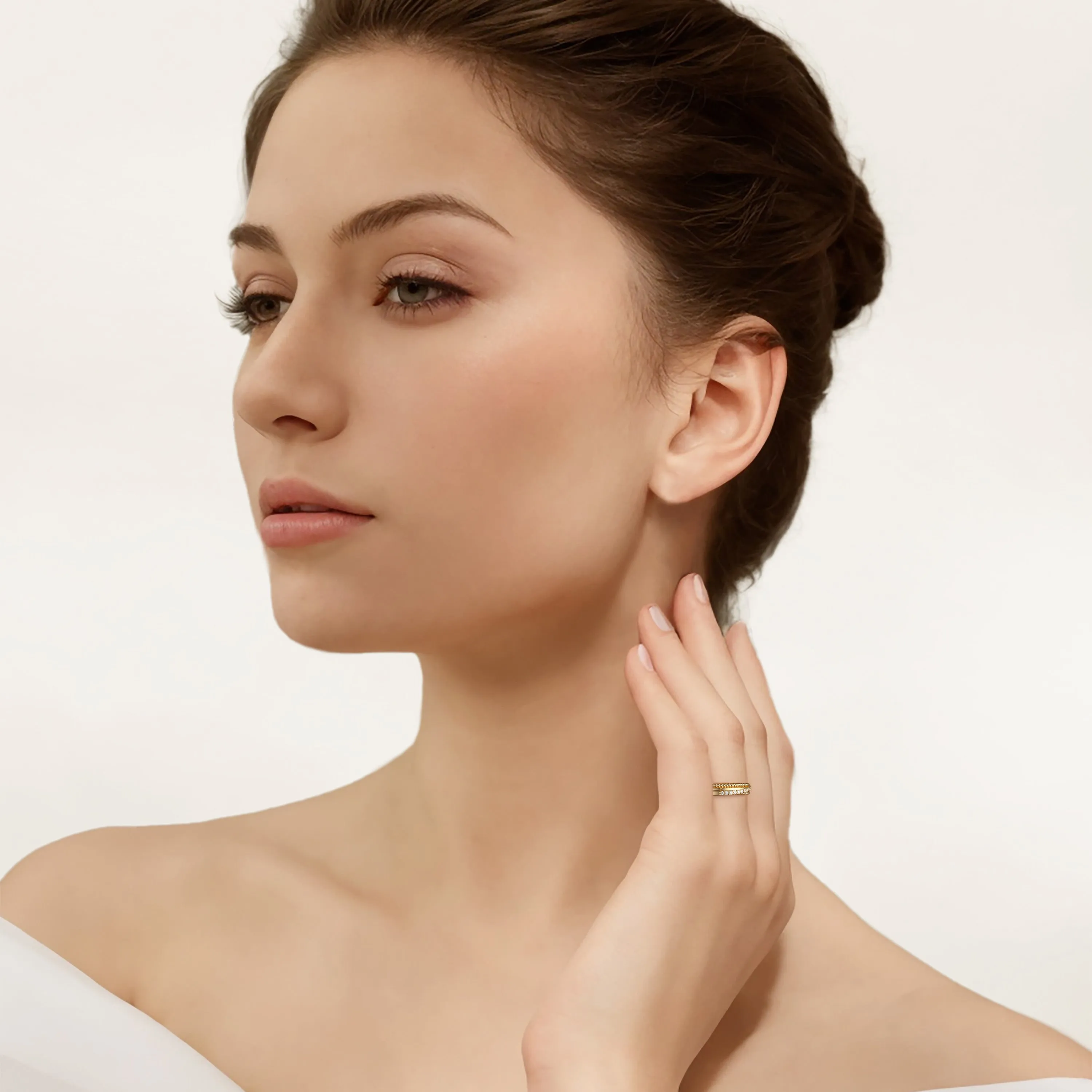 Eternal Double Band Ring sold by Vanimy Jewelry product image thumbnail 3