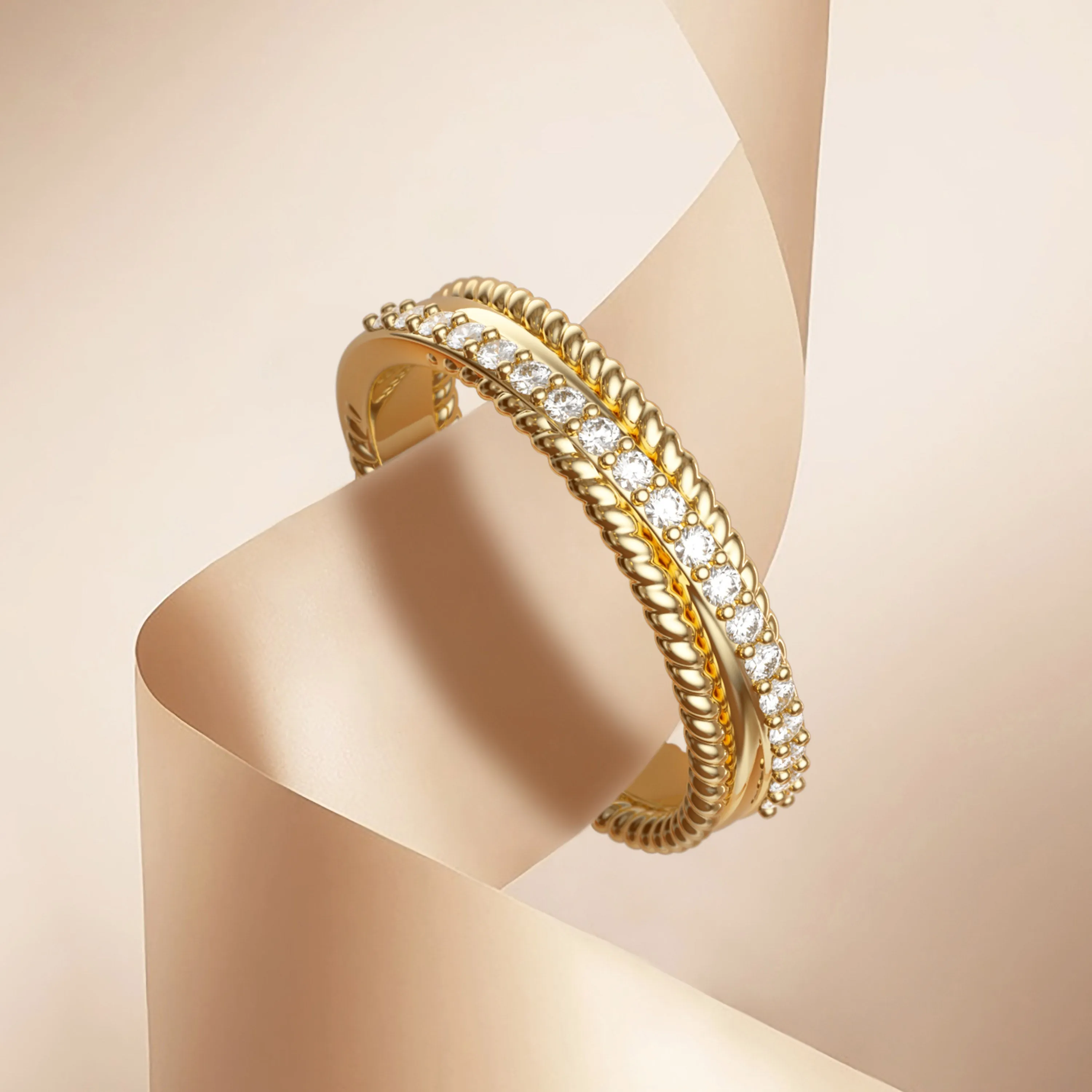 Eternal Double Band Ring sold by Vanimy Jewelry product image thumbnail 4