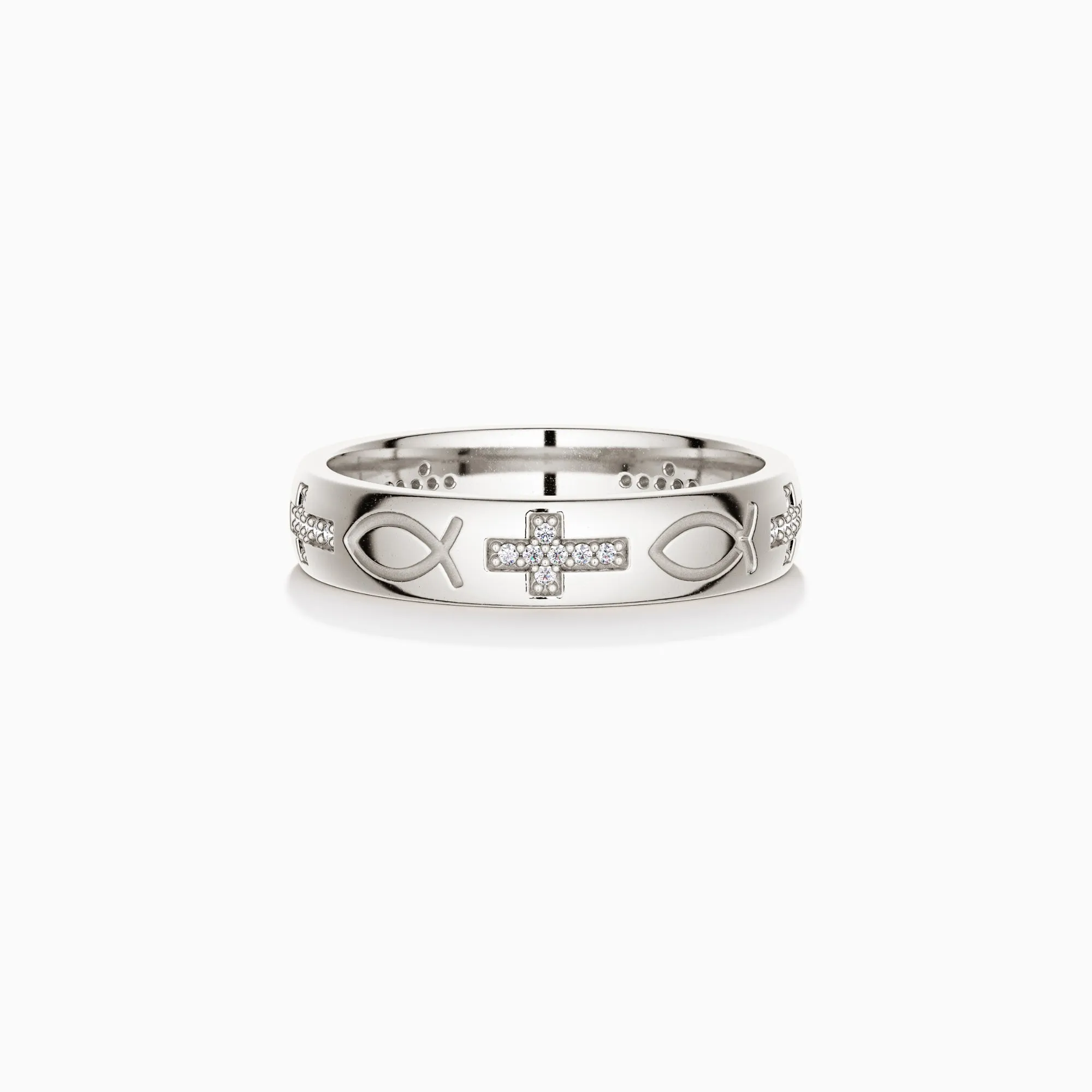 Cross Ichthys Ring sold by Vanimy Jewelry product image thumbnail 5