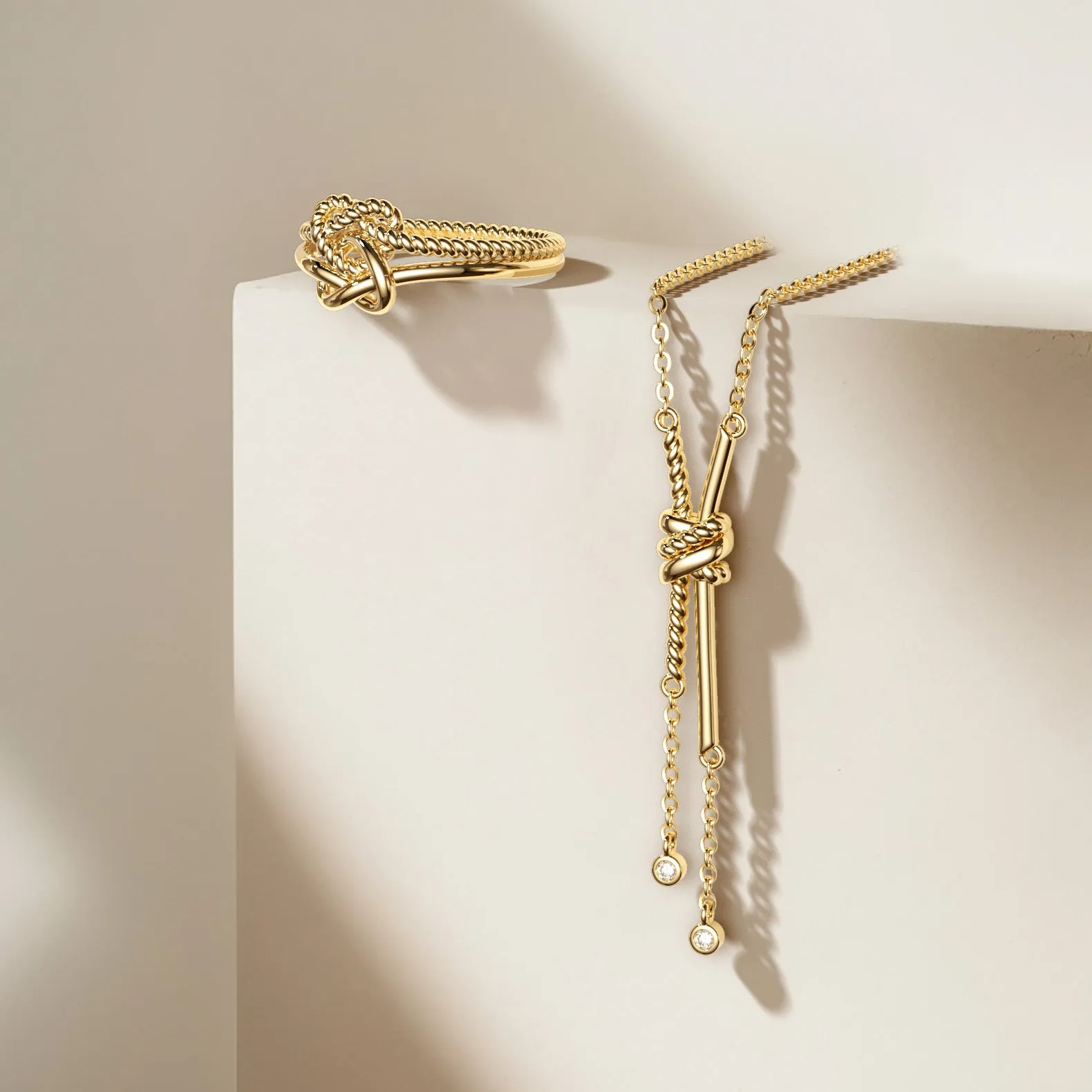 Entangled Knot Necklace sold by Vanimy Jewelry product image thumbnail 5