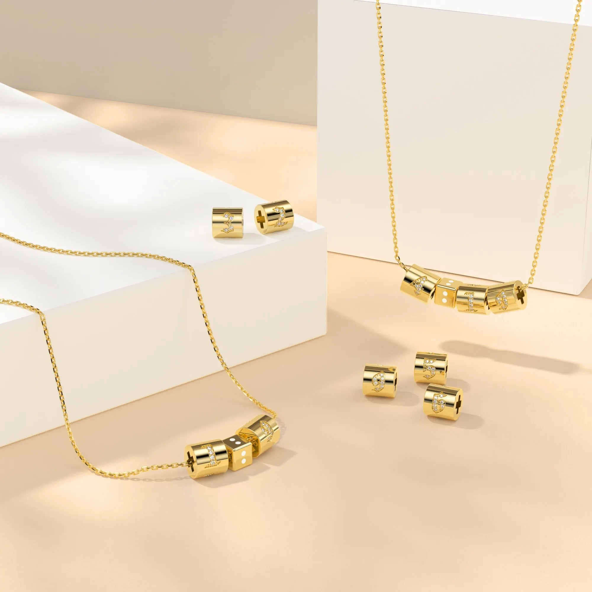 Number 4 Cut-out Cross Bead Pendant sold by Vanimy Jewelry product image thumbnail 5