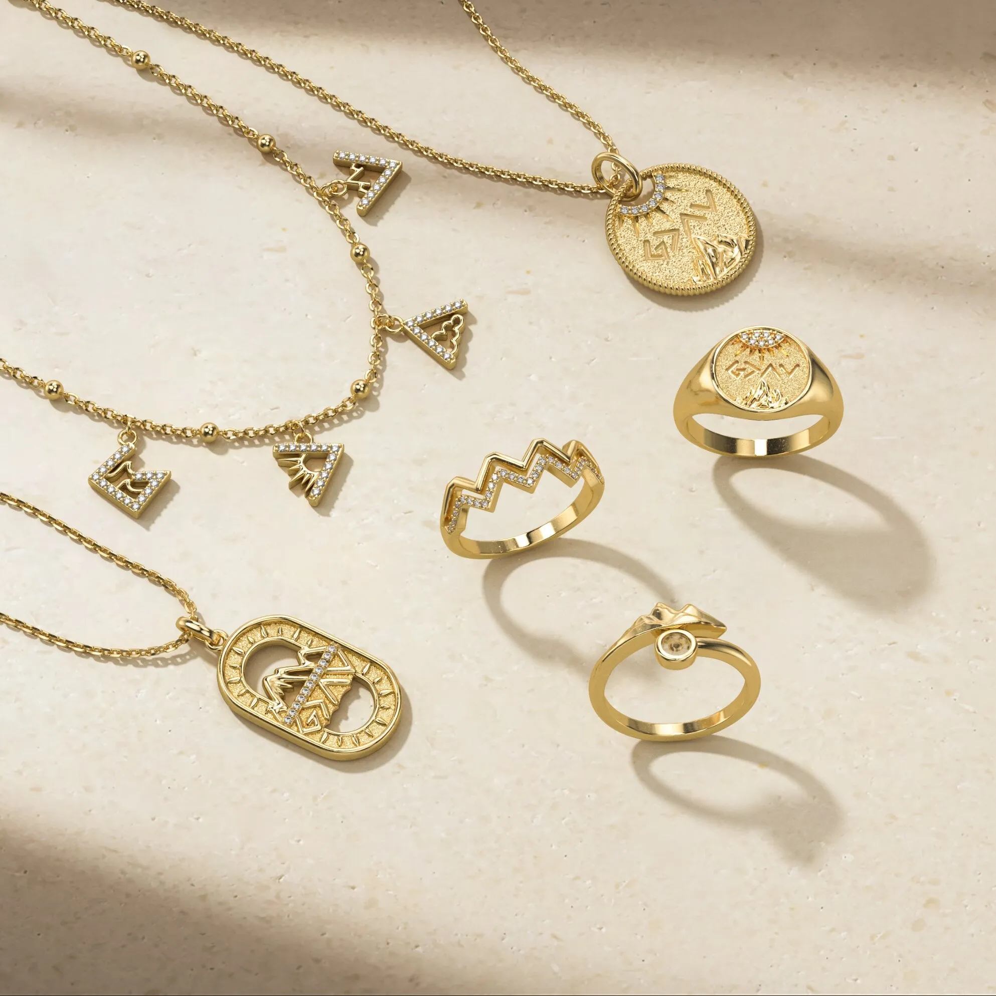 Highs And Lows Gold Coin Necklace sold by Vanimy Jewelry product image thumbnail 5