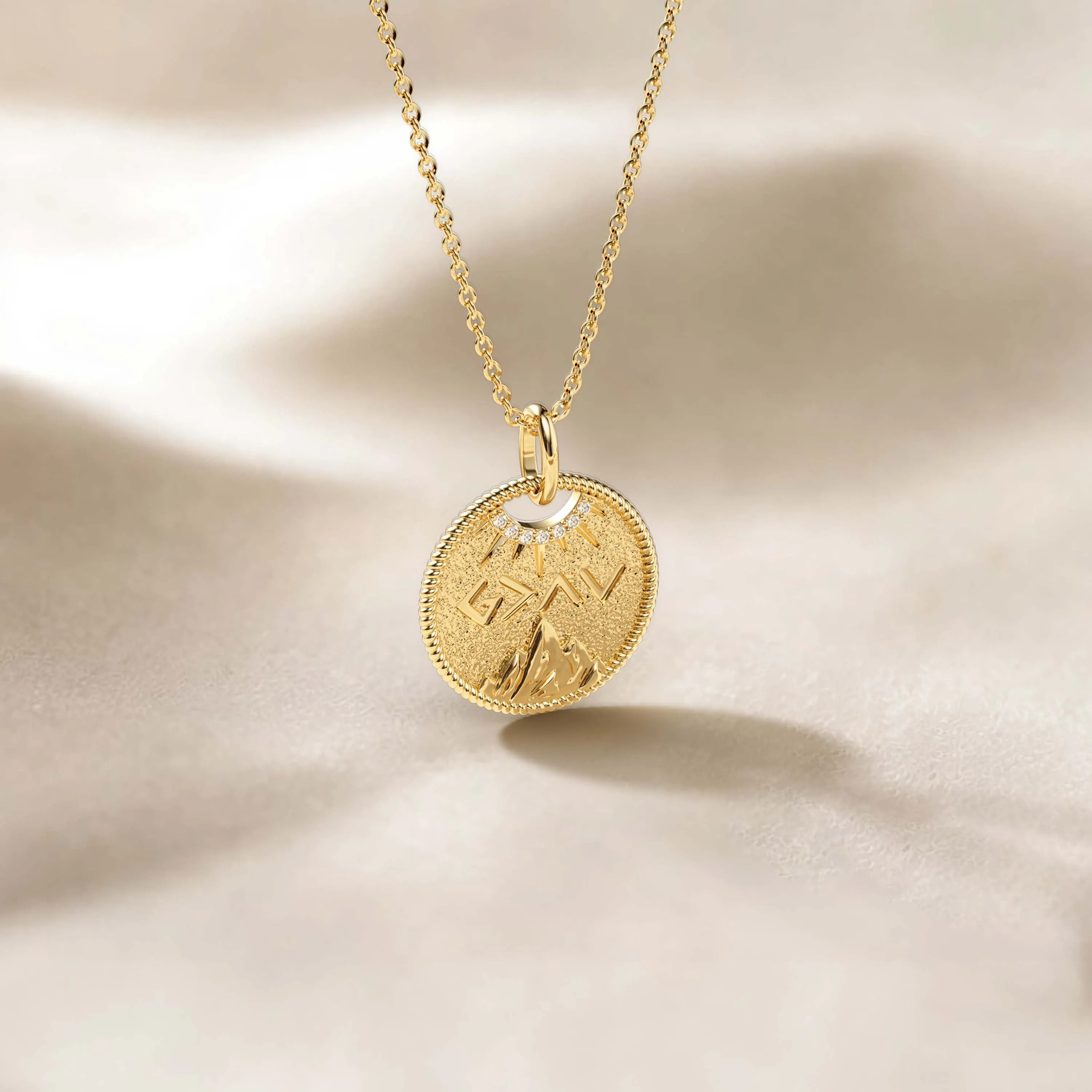 Highs And Lows Gold Coin Necklace sold by Vanimy Jewelry product image thumbnail 2