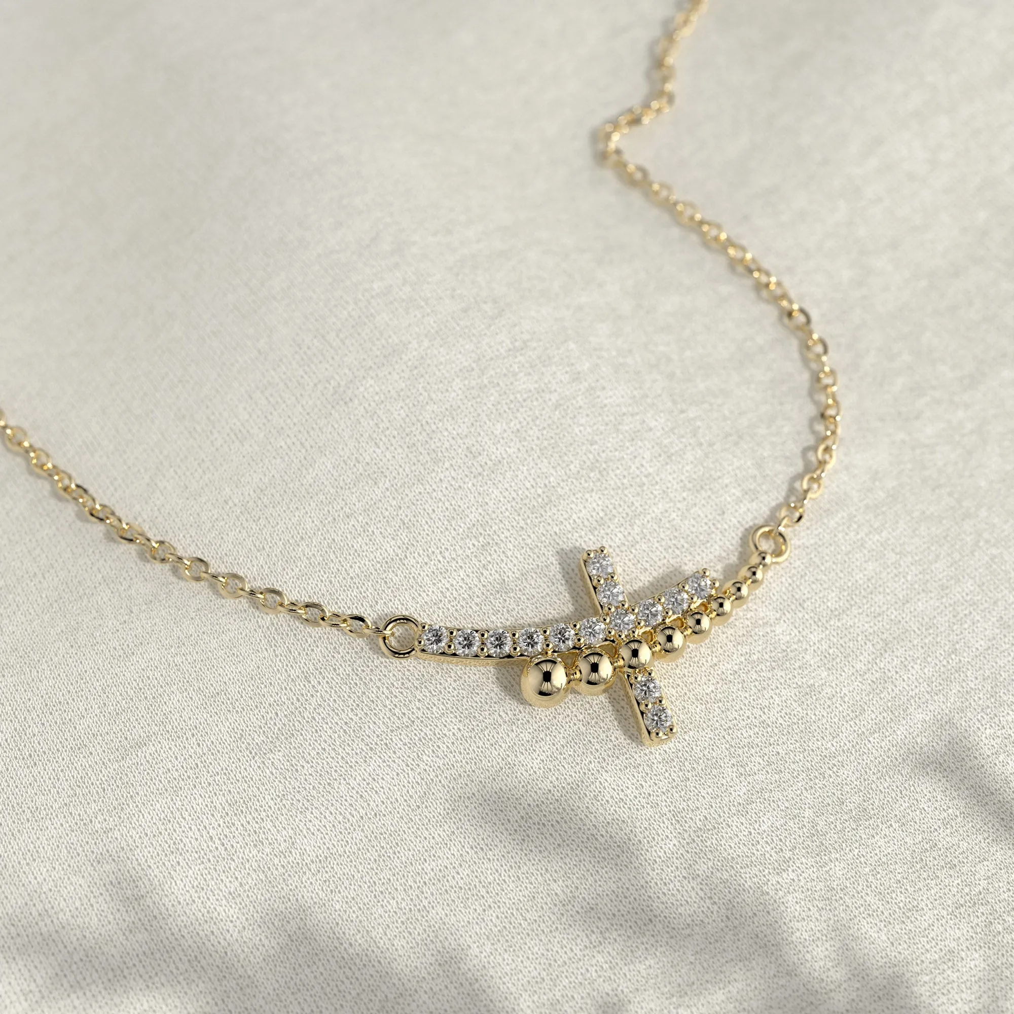 Double Cross Bracelet sold by Vanimy Jewelry product image thumbnail 2