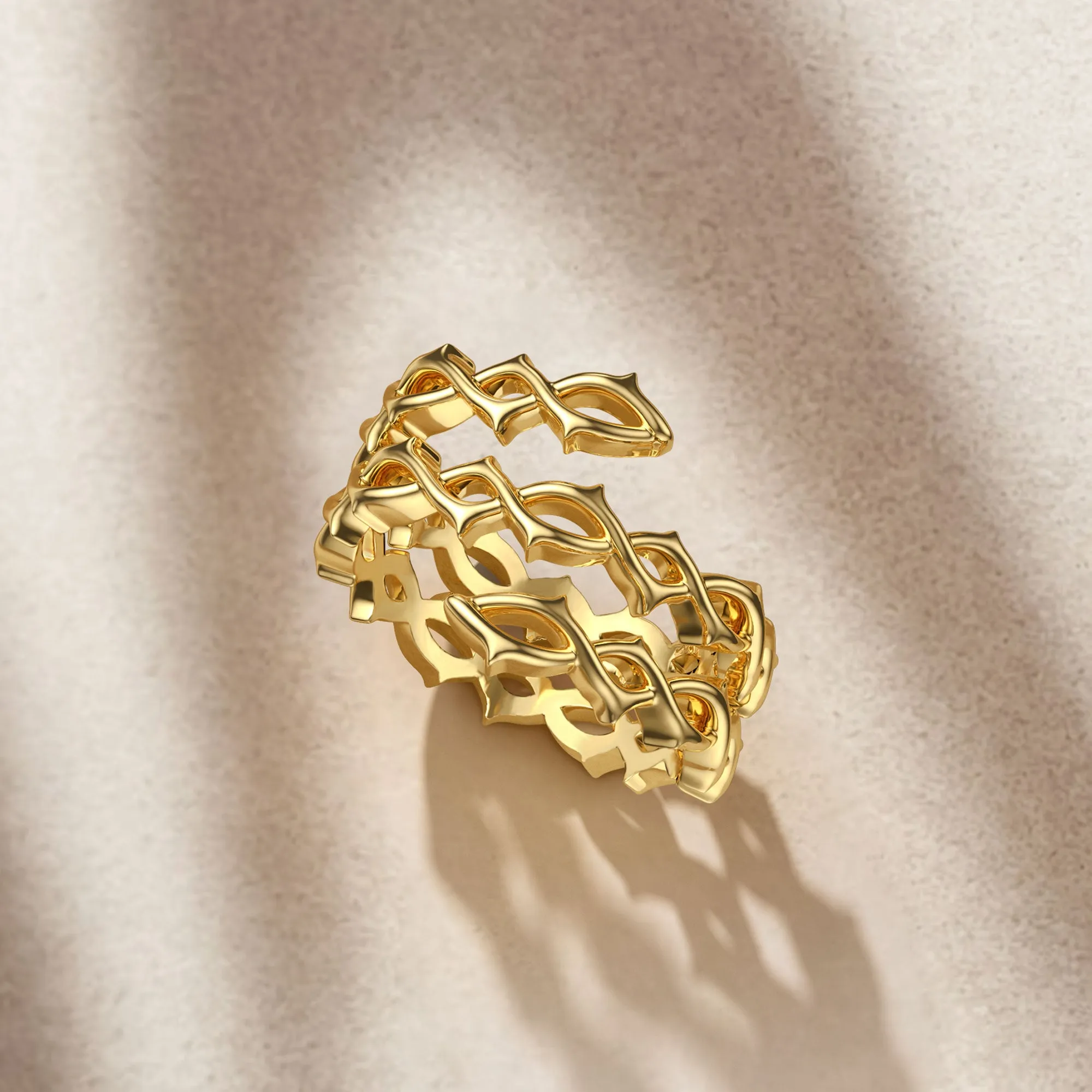 Thorns Wavy Wrap Ring sold by Vanimy Jewelry product image thumbnail 2