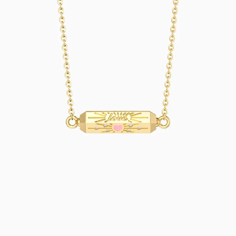 Love Faith Hope Cross Spinner Necklace sold by Vanimy Jewelry