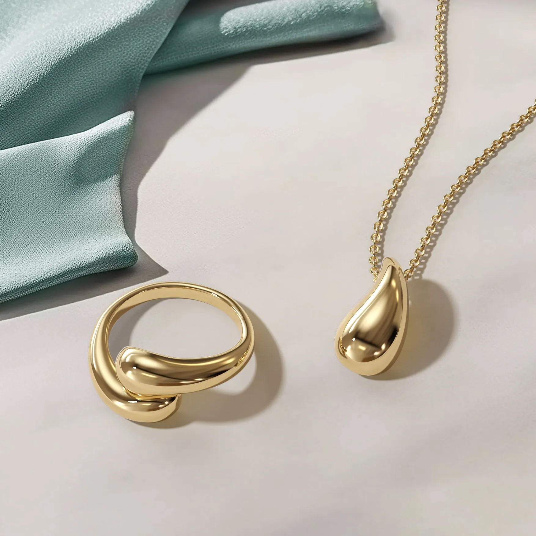 Raindrop Necklace sold by Vanimy Jewelry product image thumbnail 4