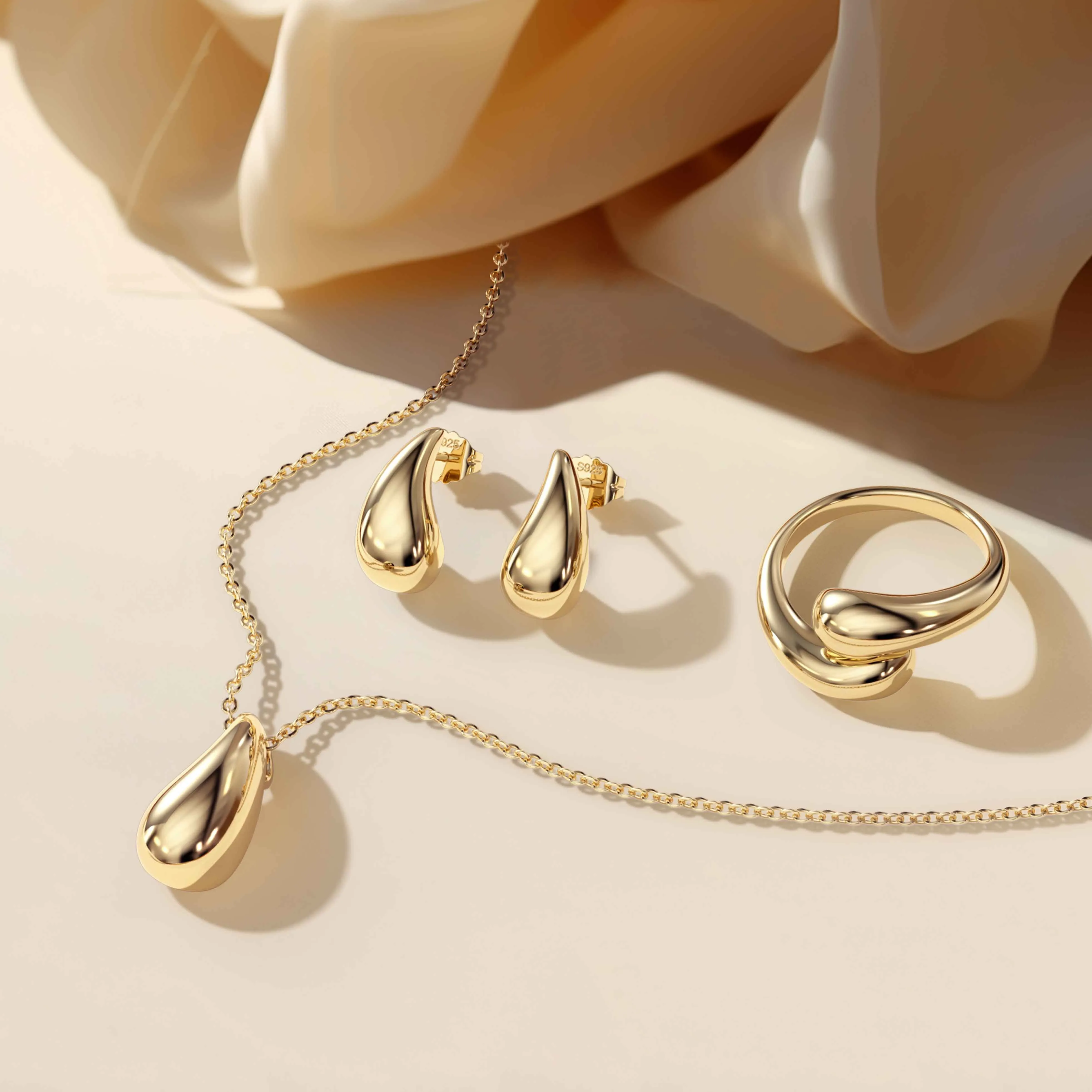 Raindrop Necklace sold by Vanimy Jewelry product image thumbnail 5