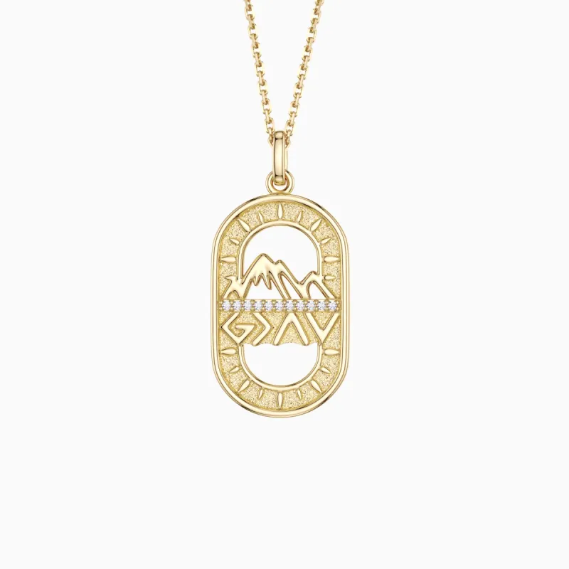 God is Greater Than the Highs and Lows Pendant Necklace sold by Vanimy Jewelry