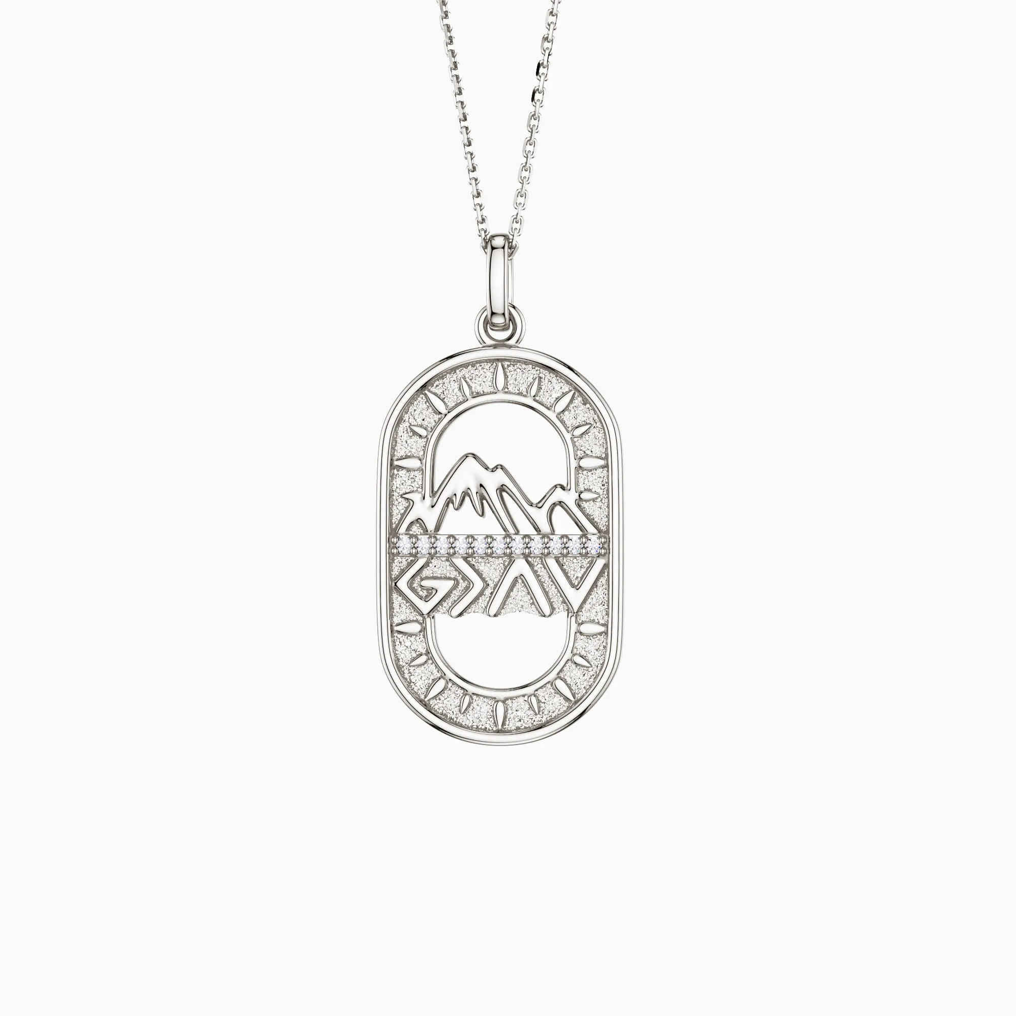 God is Greater Than Highs and Lows Pendant Necklace sold by Vanimy Jewelry product image thumbnail 5
