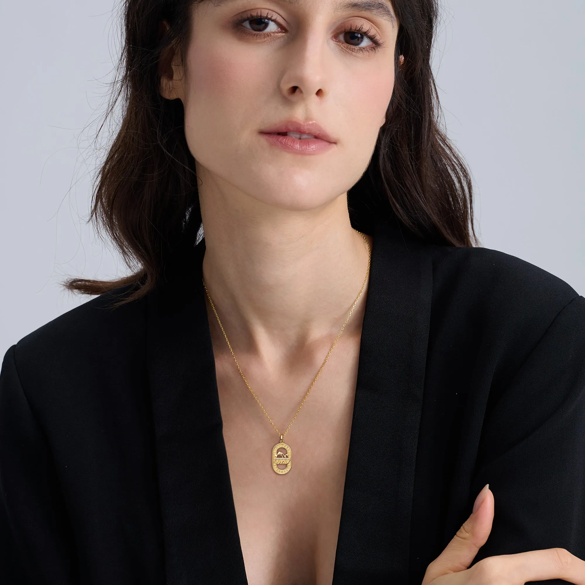 God is Greater Than Highs and Lows Pendant Necklace sold by Vanimy Jewelry product image thumbnail 3