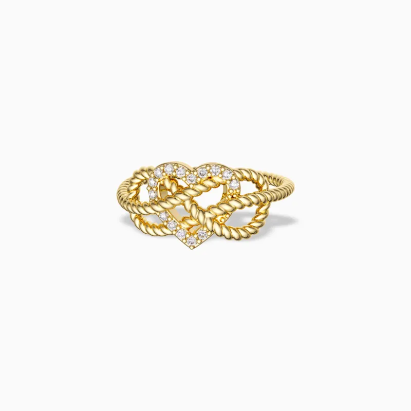 Heart Knot Ring sold by Vanimy Jewelry