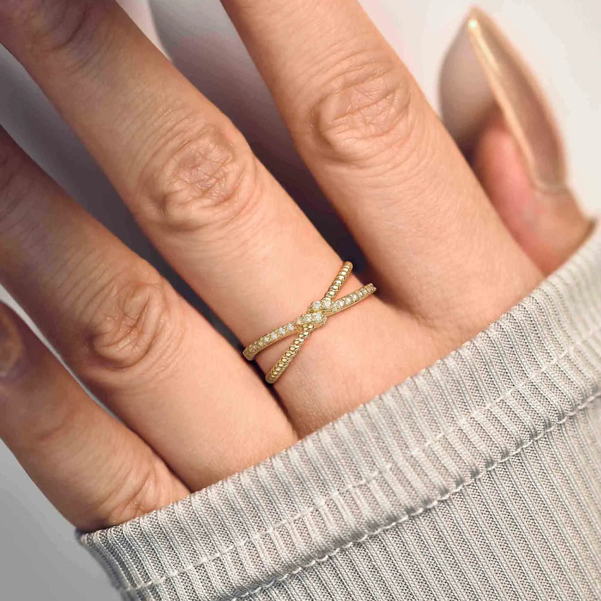 Double X Ring sold by Vanimy Jewelry product image thumbnail 4