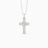 Pavé X Cross Necklace sold by Vanimy Jewelry