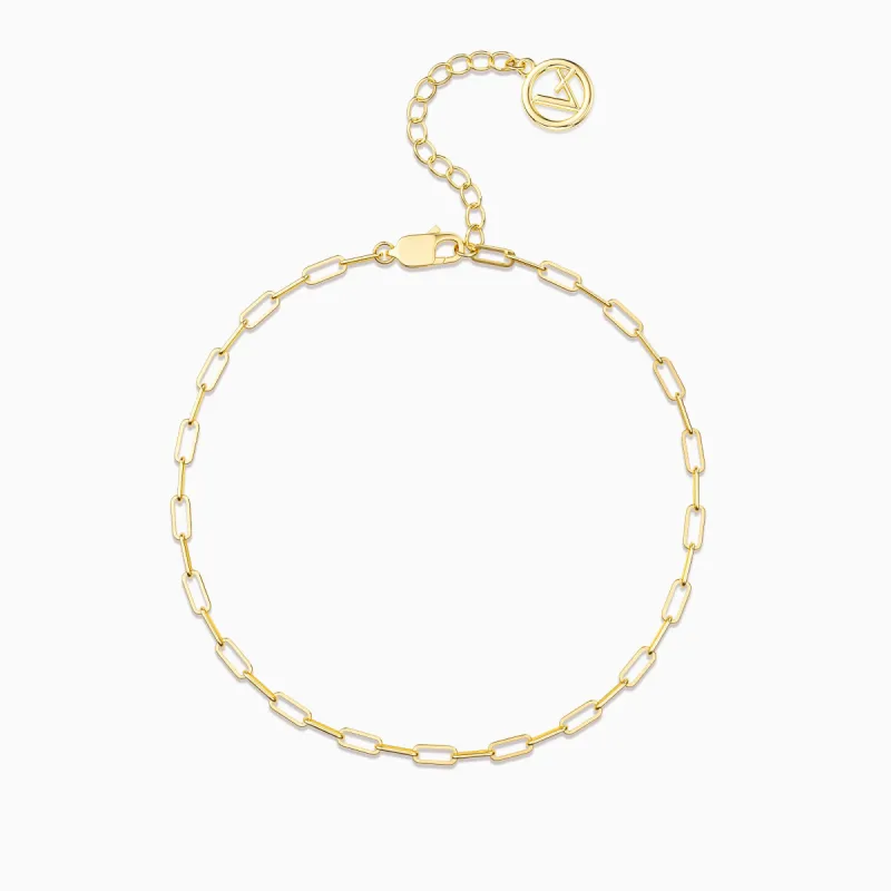 Paperclip Chain Bracelet sold by Vanimy Jewelry