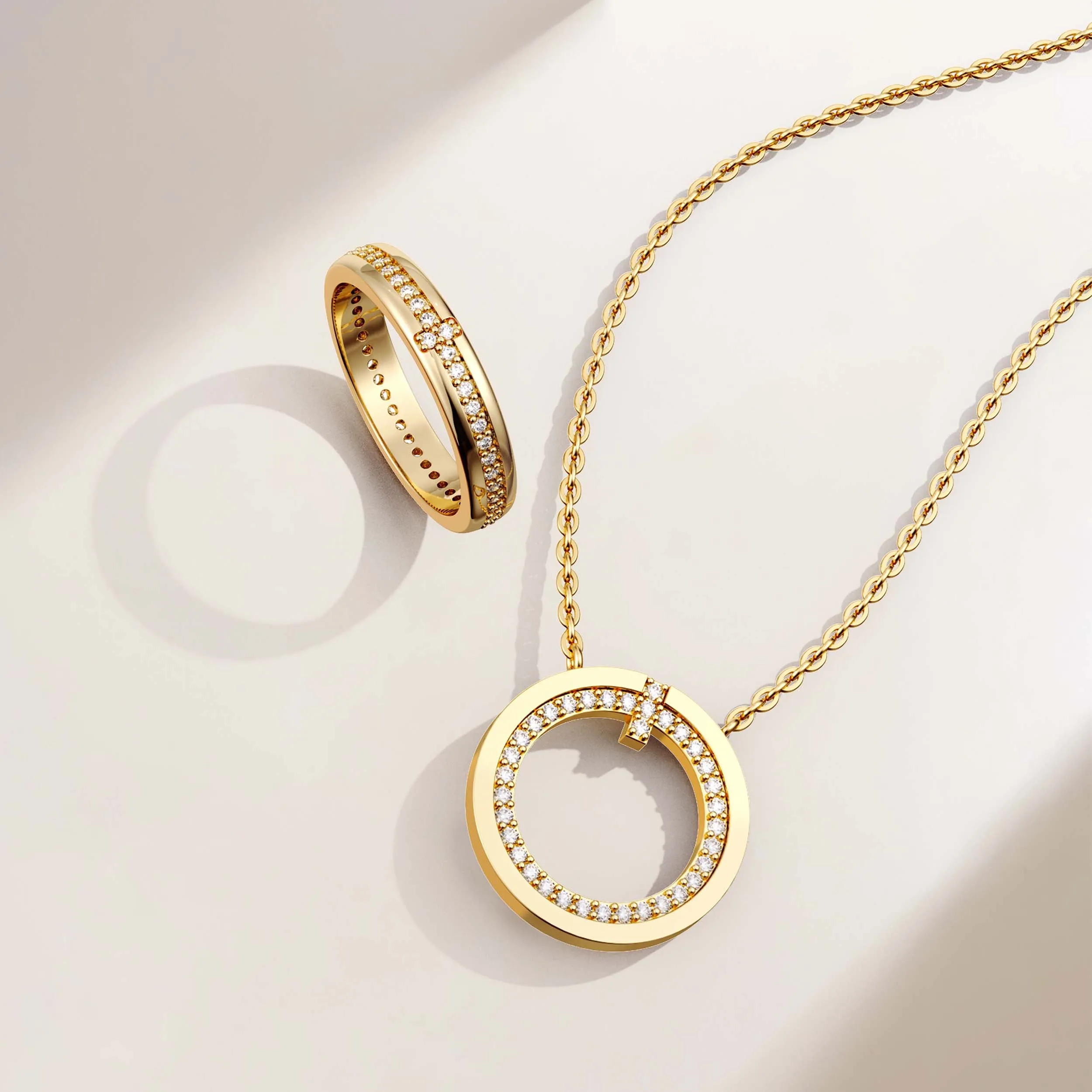 Cross Inset Band Ring sold by Vanimy Jewelry product image thumbnail 4