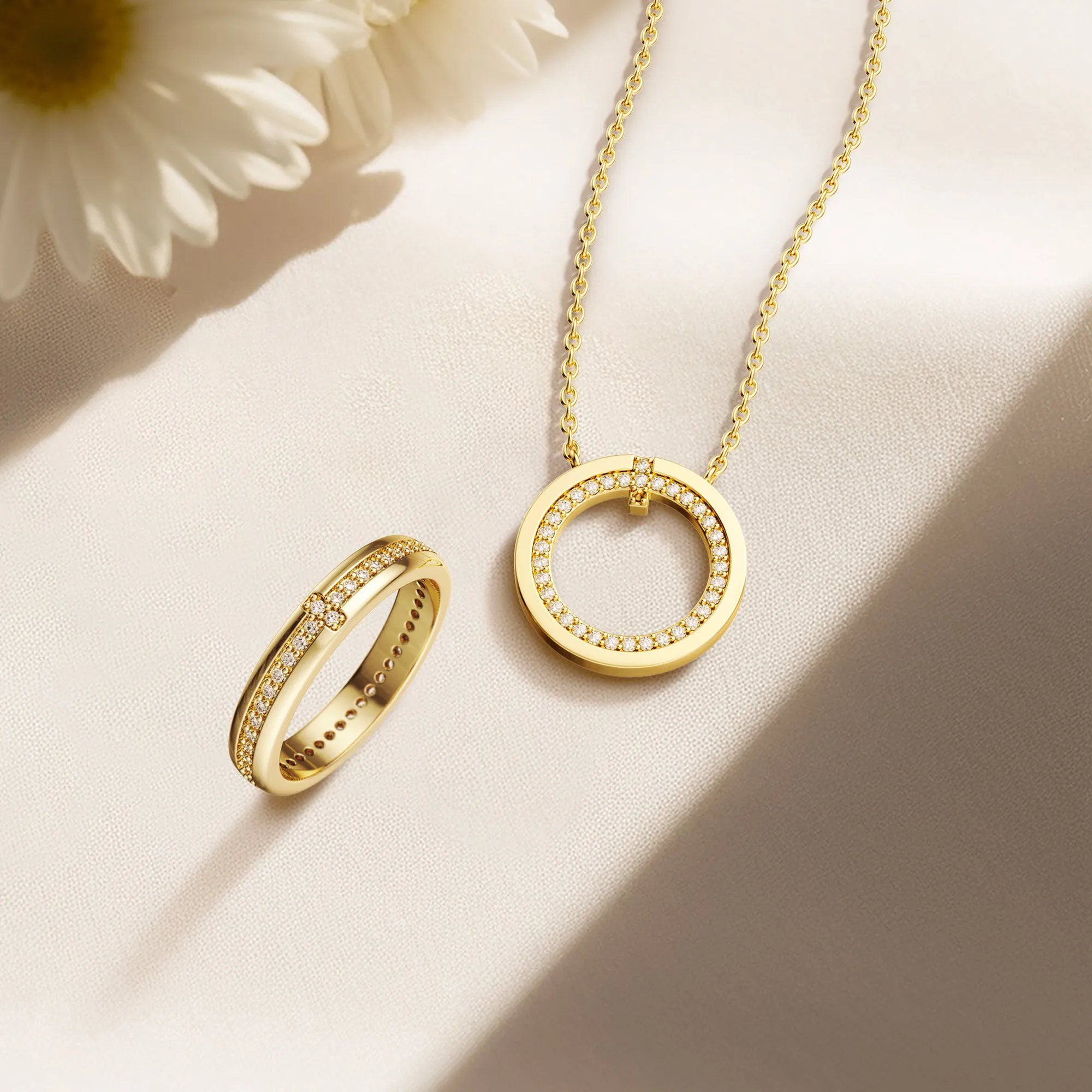 Cross Inset Band Ring sold by Vanimy Jewelry product image thumbnail 5